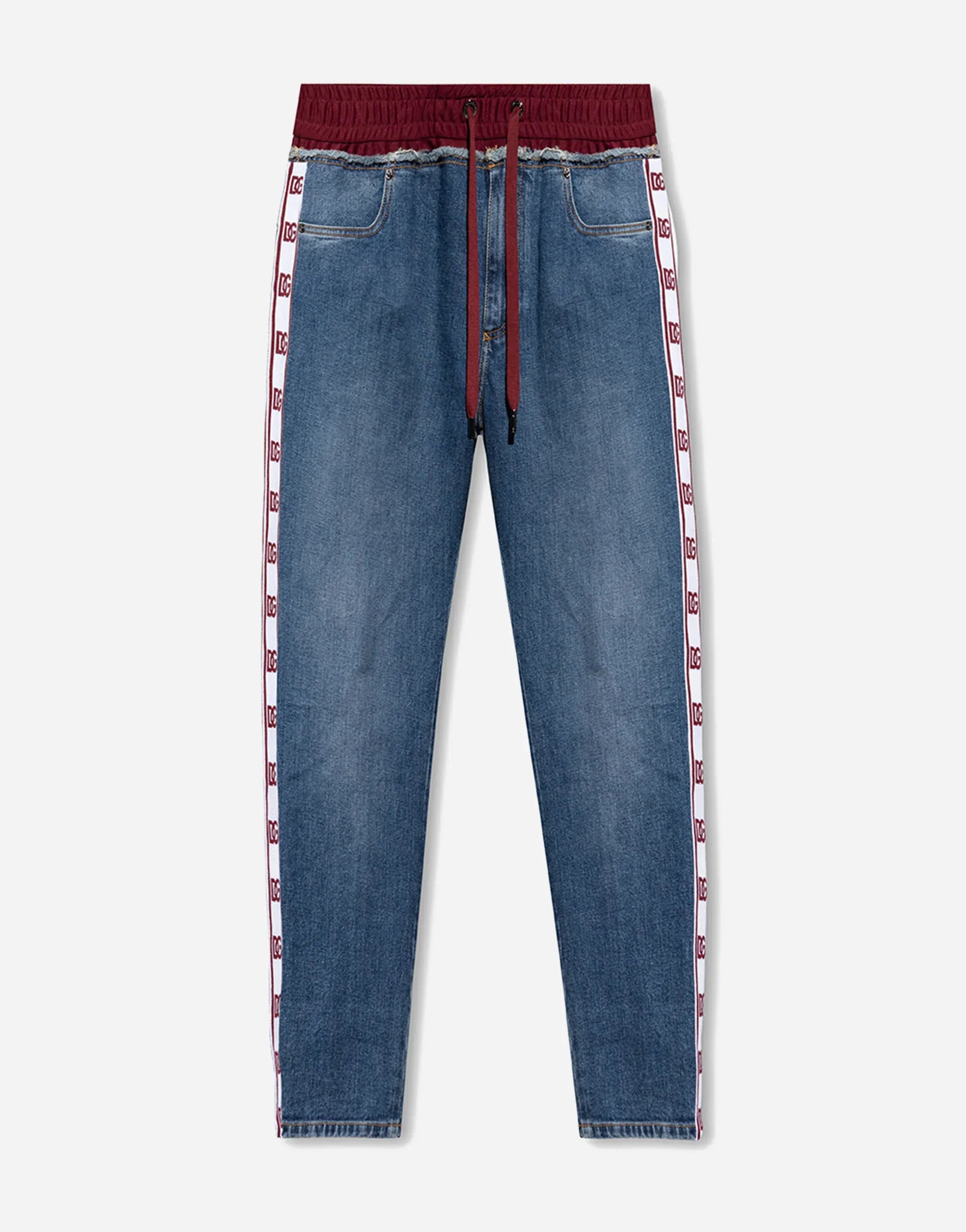 Dolce & Gabbana Branded Bands Loose Jogger Jeans