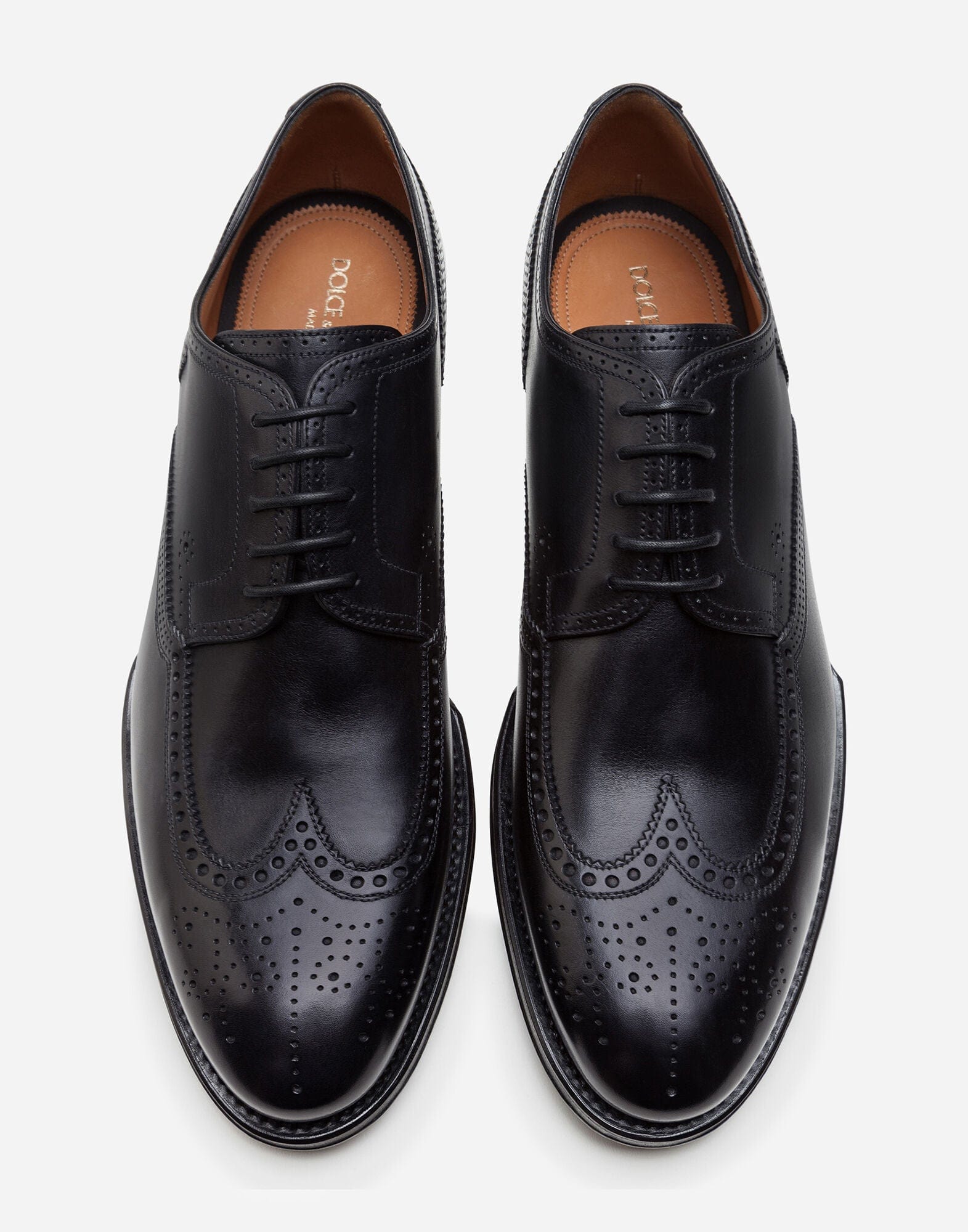 Dolce & Gabbana Brogue Detail Derby Shoes