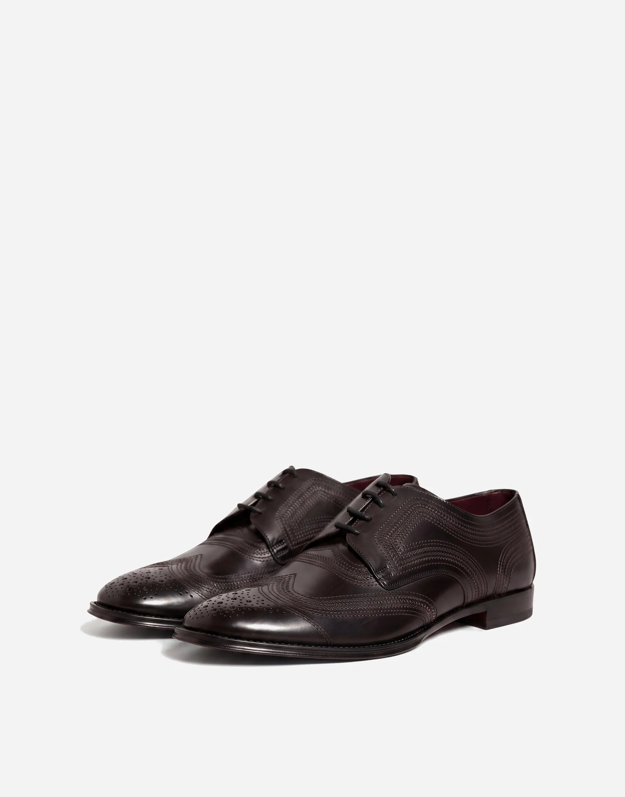 Dolce & Gabbana Chaussures derby en cuir brogue - alternate view
