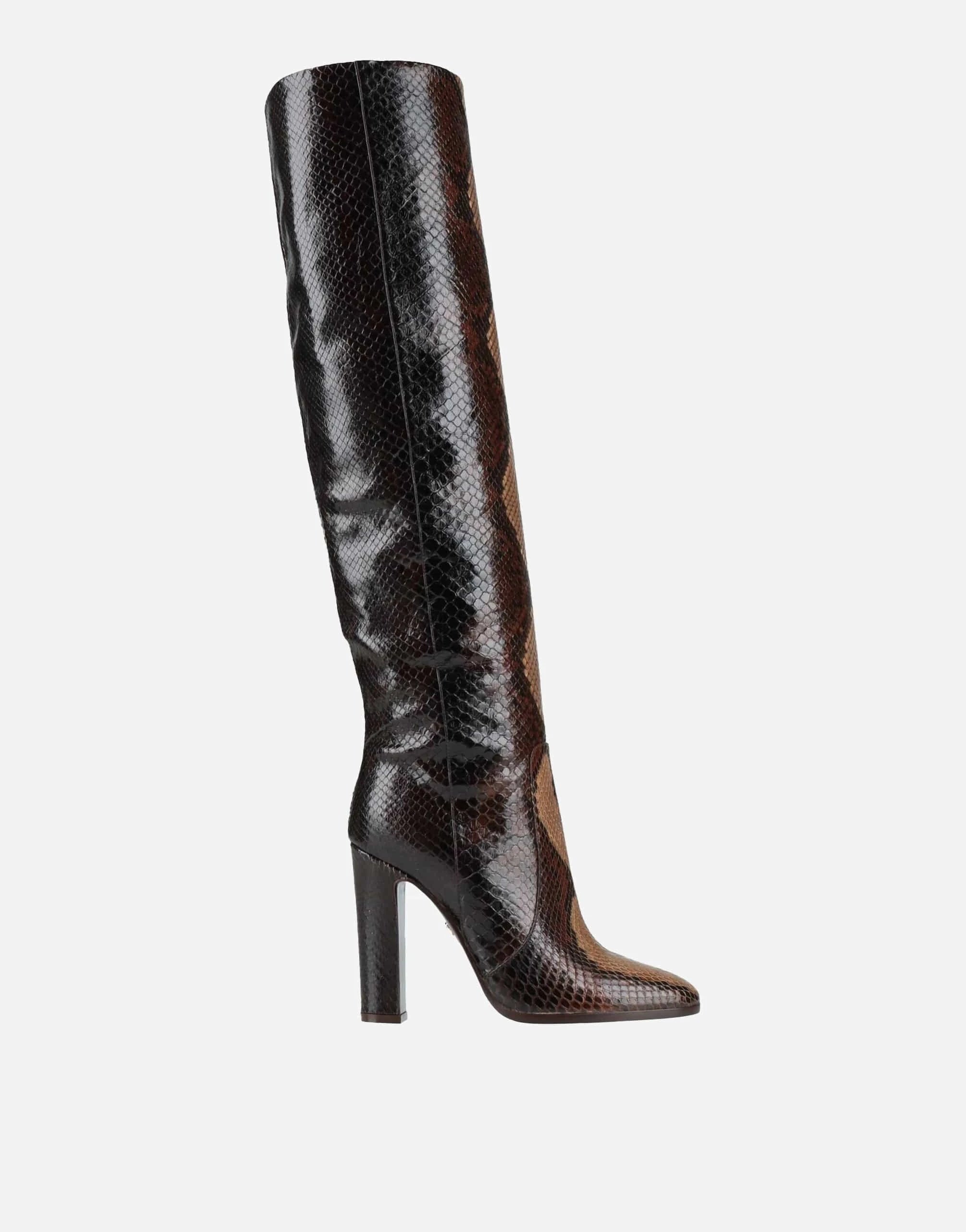 Dolce & Gabbana Brown Over-The-Knee Boots