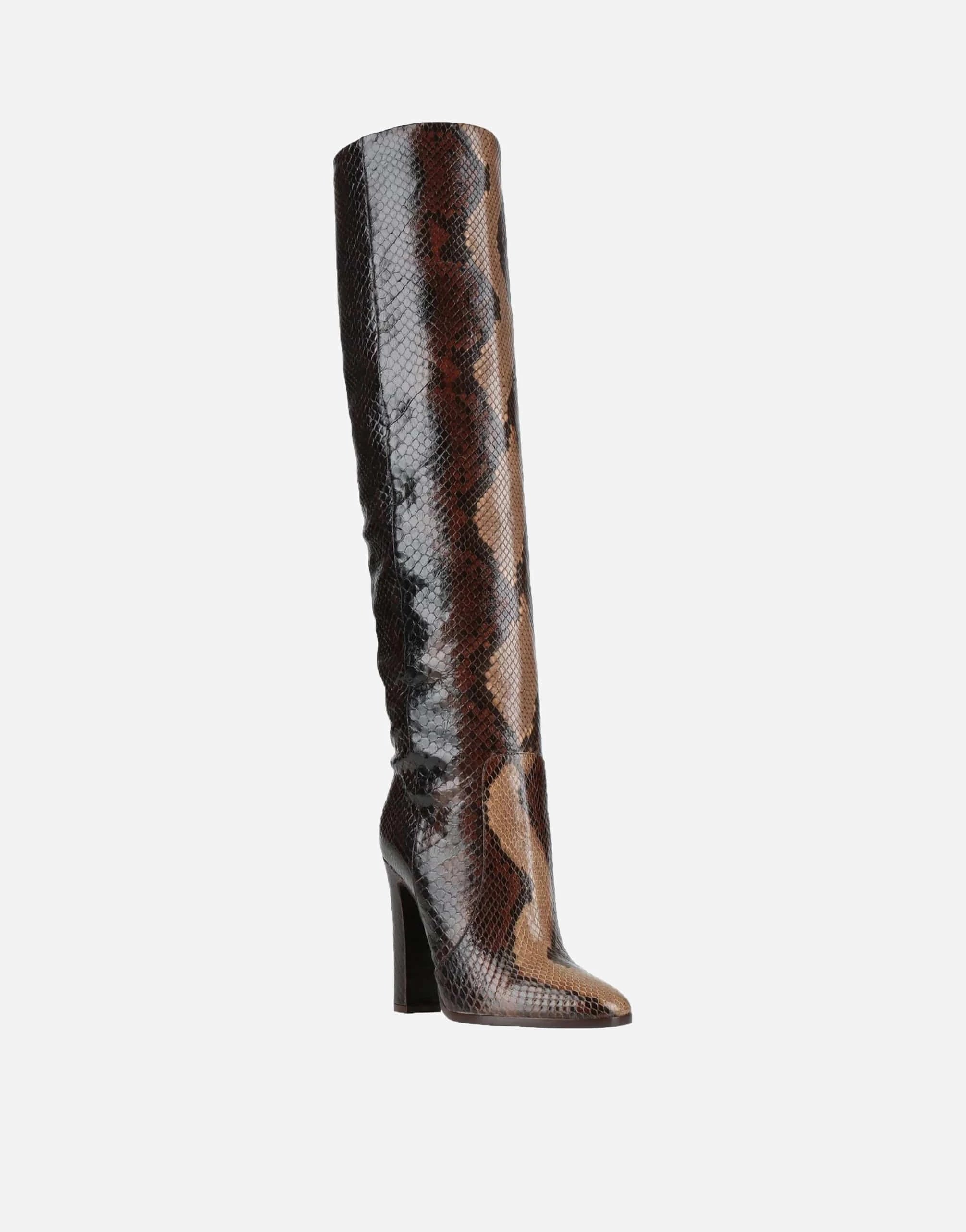Dolce & Gabbana Brown Over-The-Knee Boots