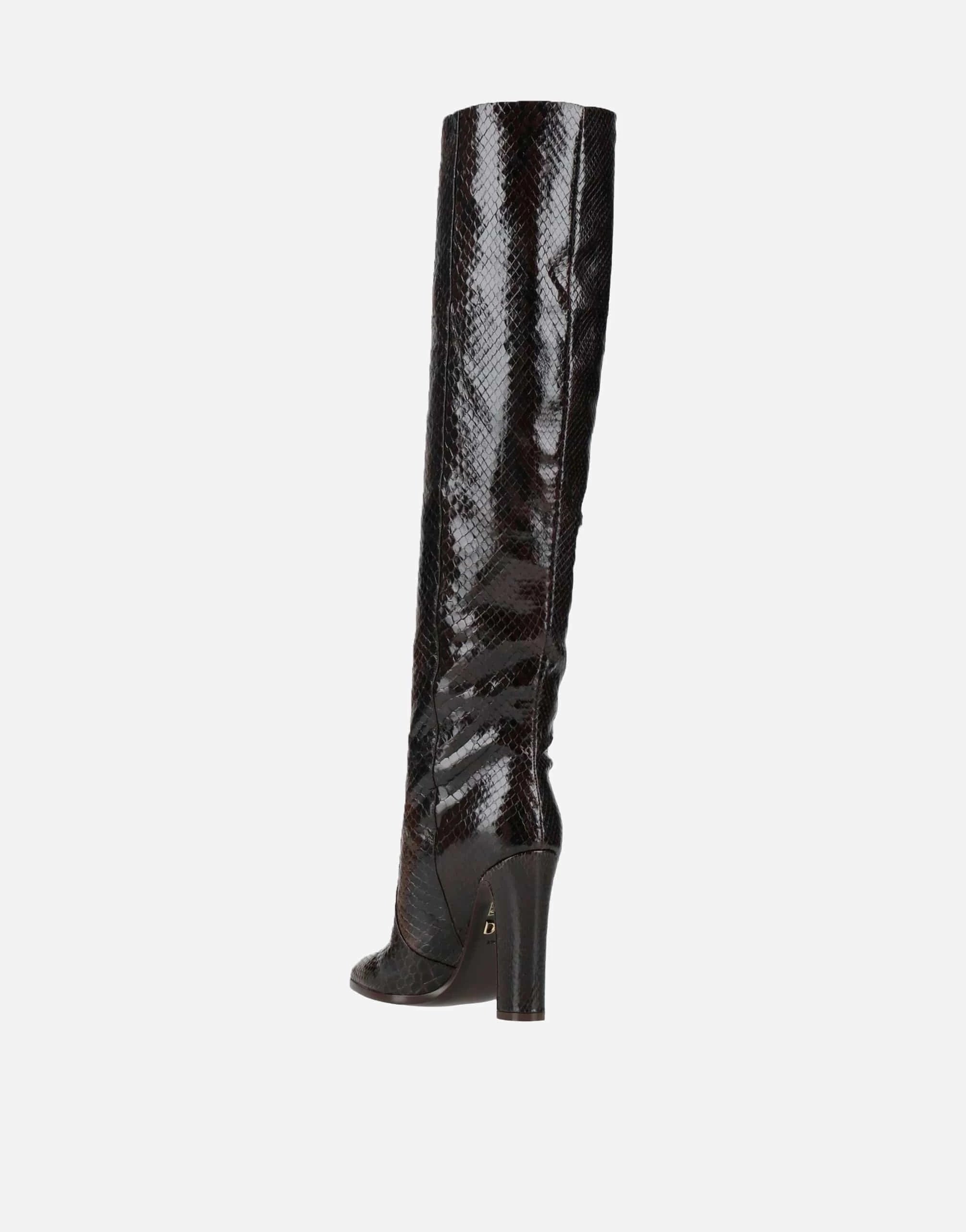 Dolce & Gabbana Brown Over-The-Knee Boots