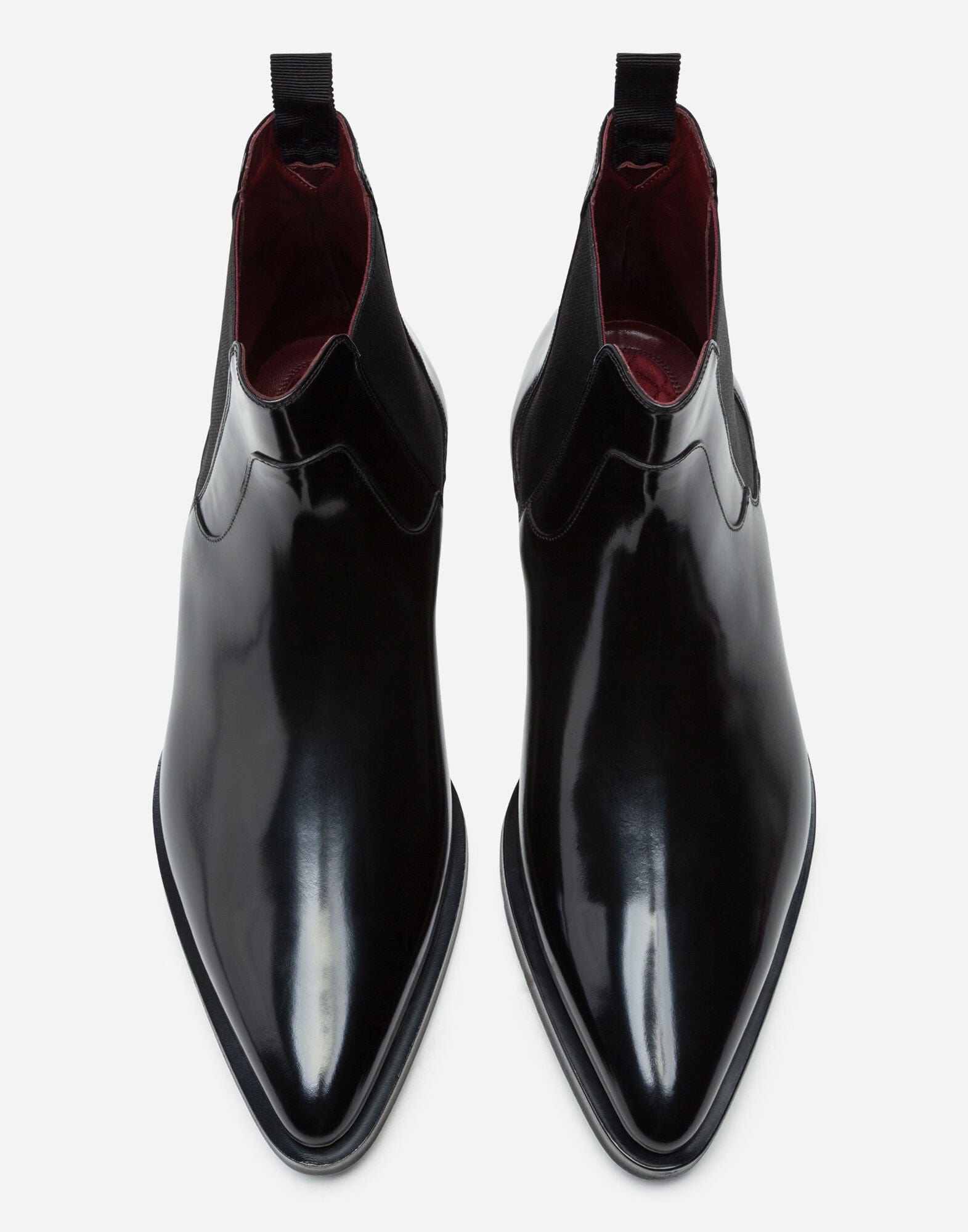 Dolce & Gabbana Brushed Leather Chelsea Boots