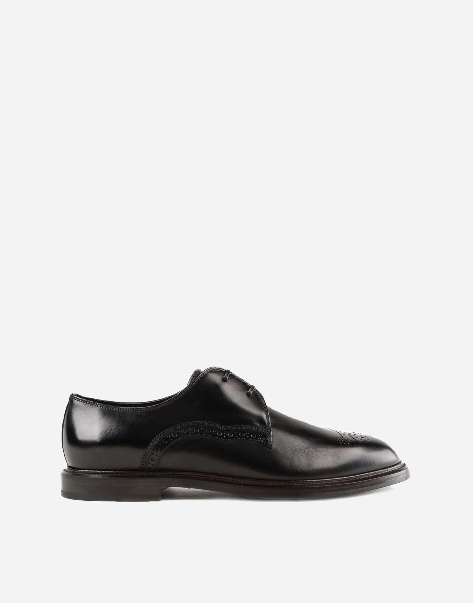Dolce & Gabbana Brushed Leather Derby Shoes