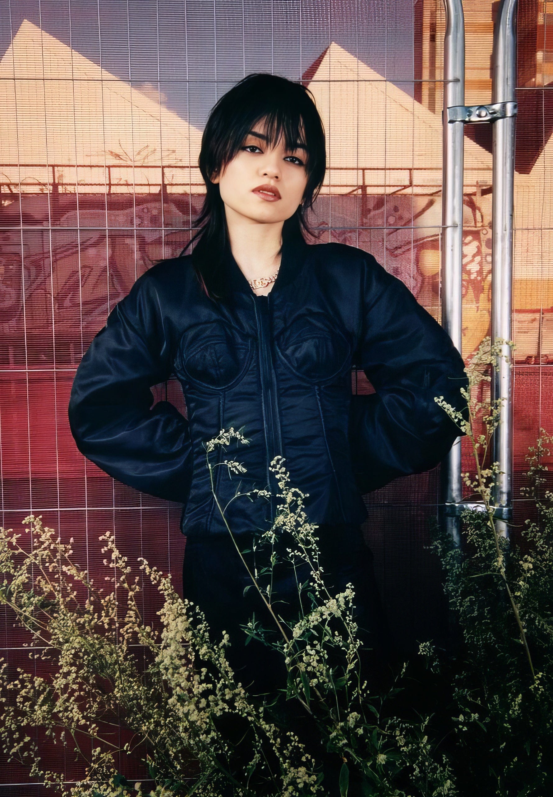 Dolce & Gabbana Bustier Details Bomber Jacket