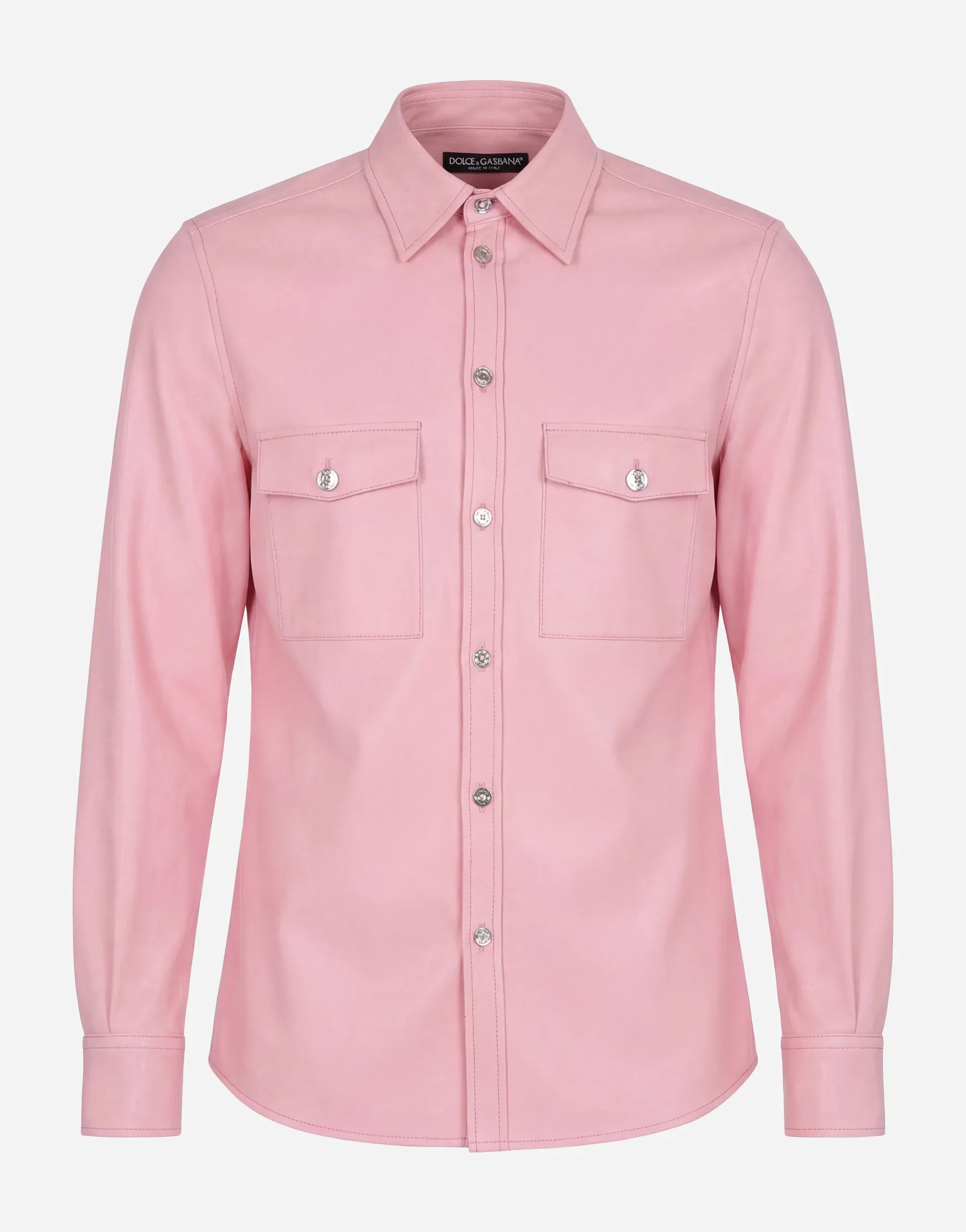Dolce & Gabbana Button-Up Shirt with Chest Pockets