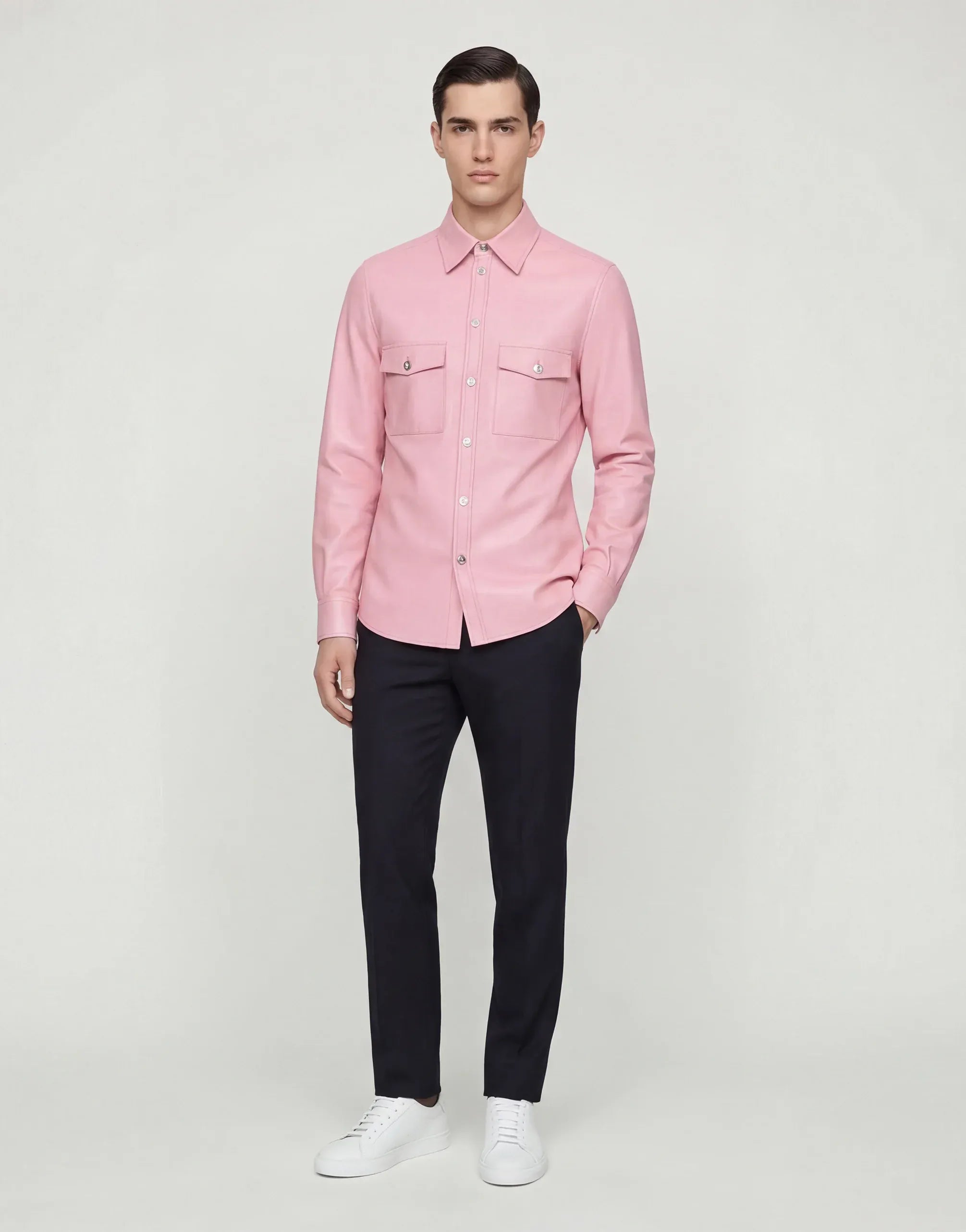 Dolce & Gabbana Button-Up Shirt with Chest Pockets - alternate view