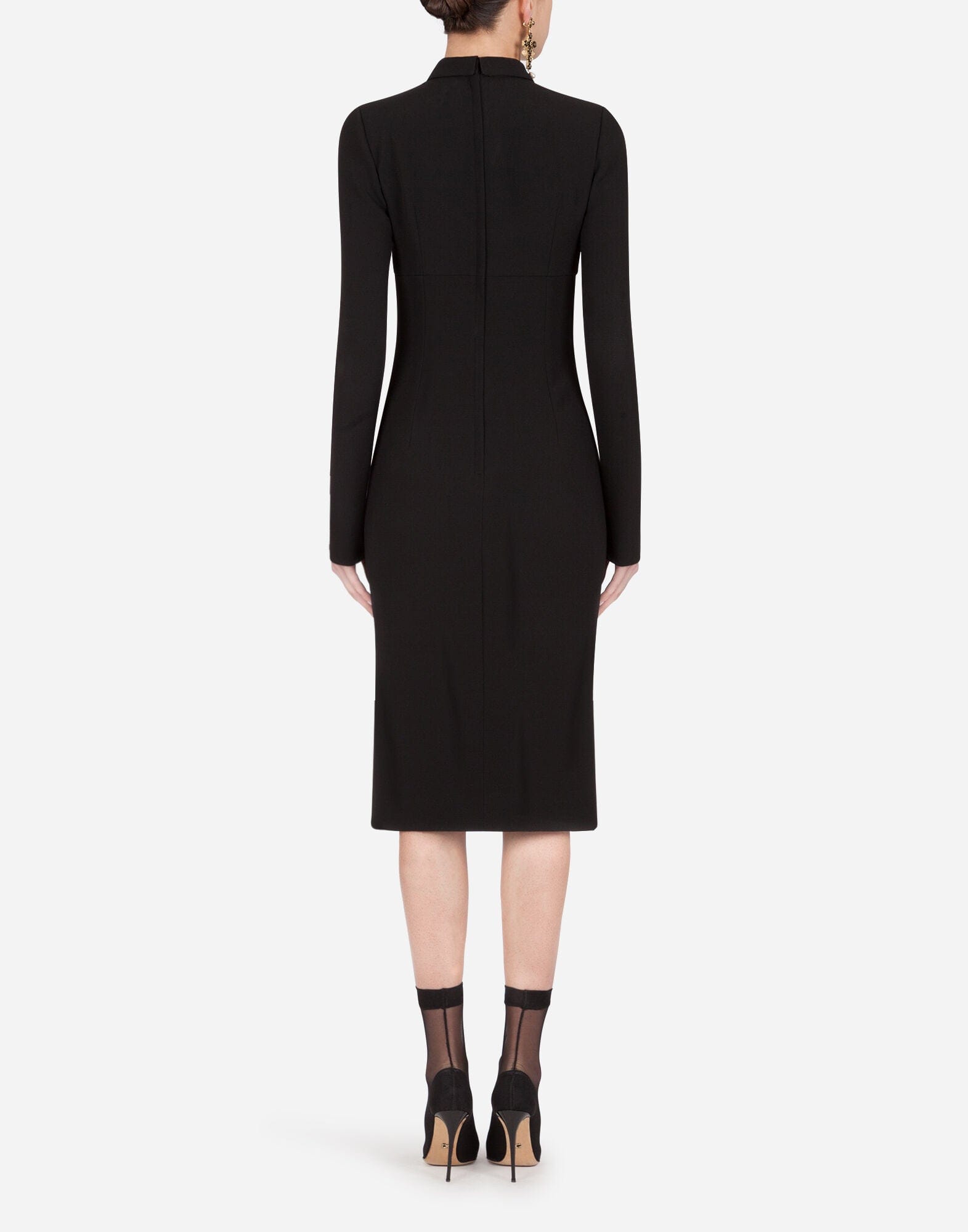 Dolce & Gabbana Cady Calf-Length Midi Dress
