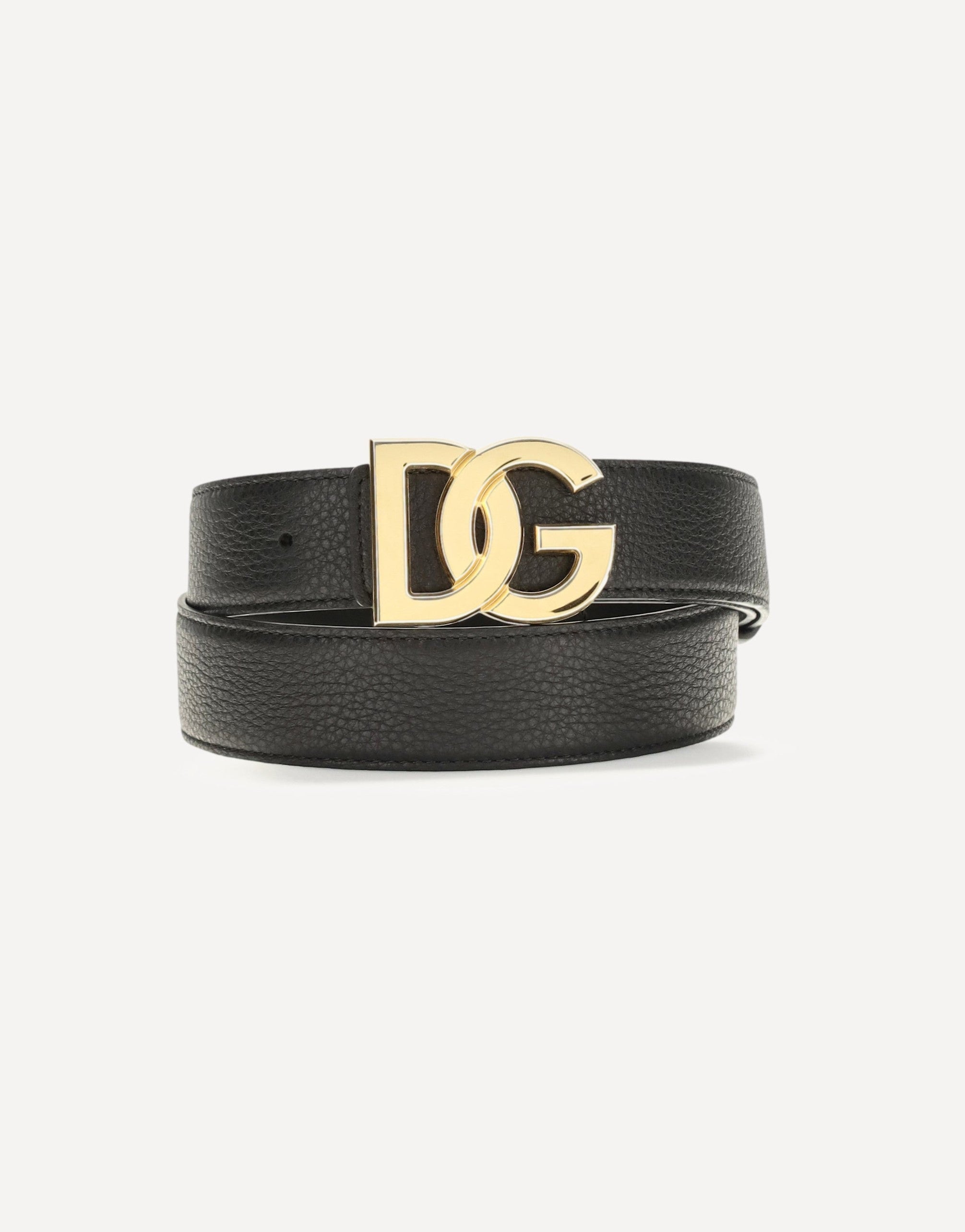 Dolce & Gabbana Calfskin Leather Belt