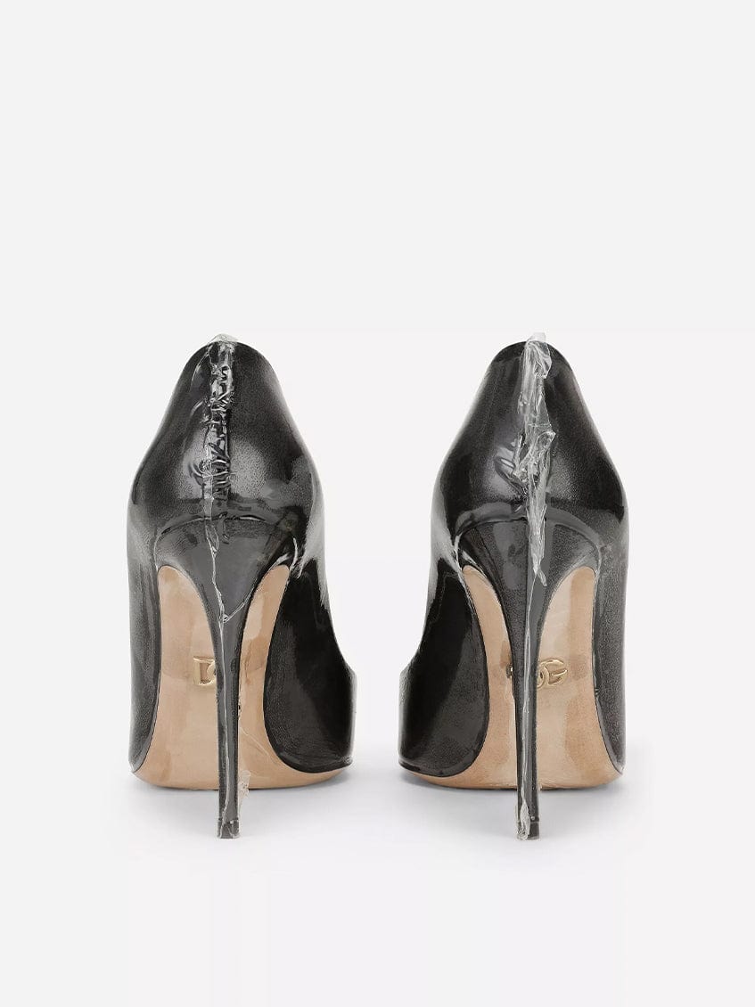 Dolce & Gabbana Calfskin Nappa And Vacuum-Applied Pvc Pumps