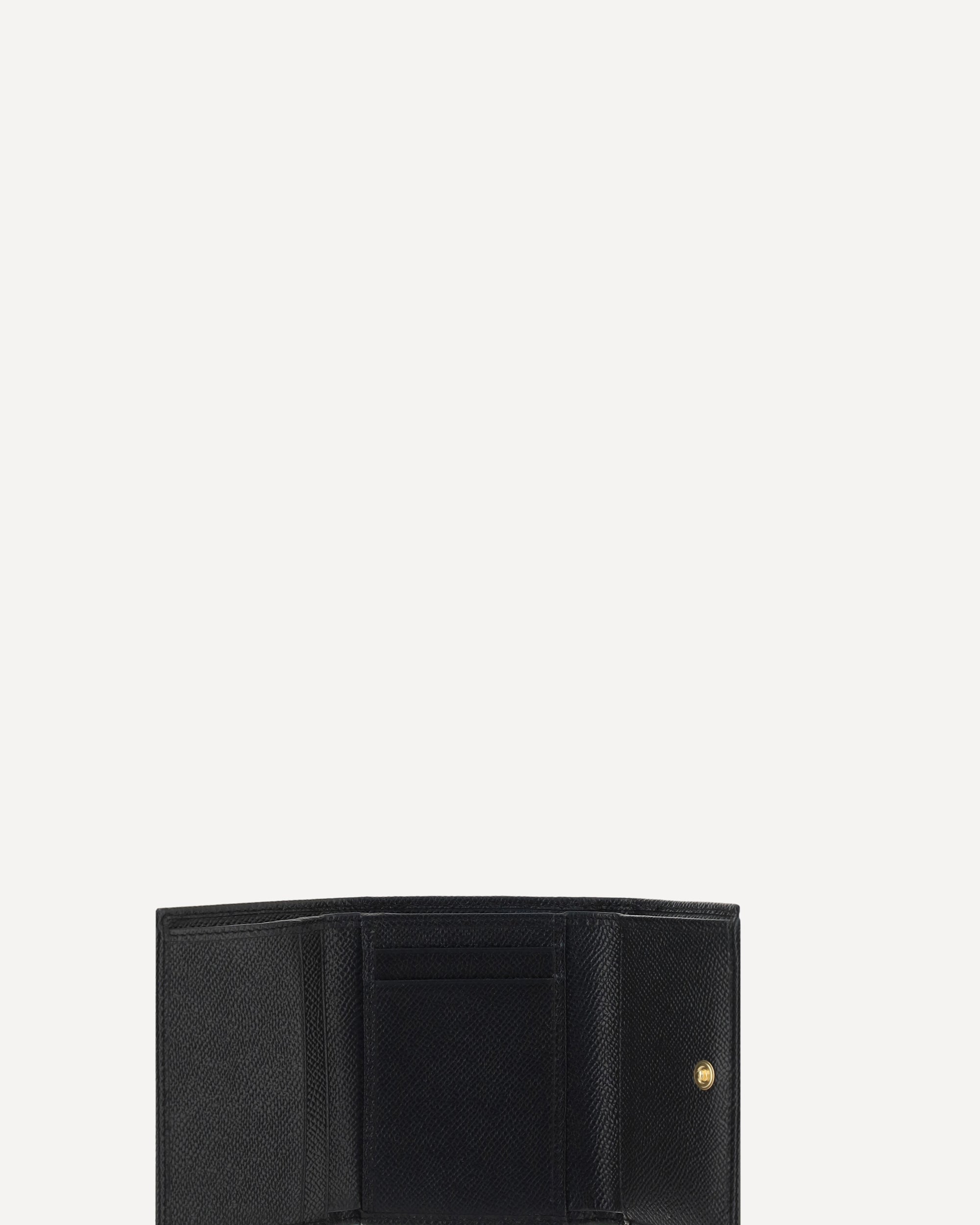 Dolce & Gabbana Calfskin Wallet With Engraved Patch