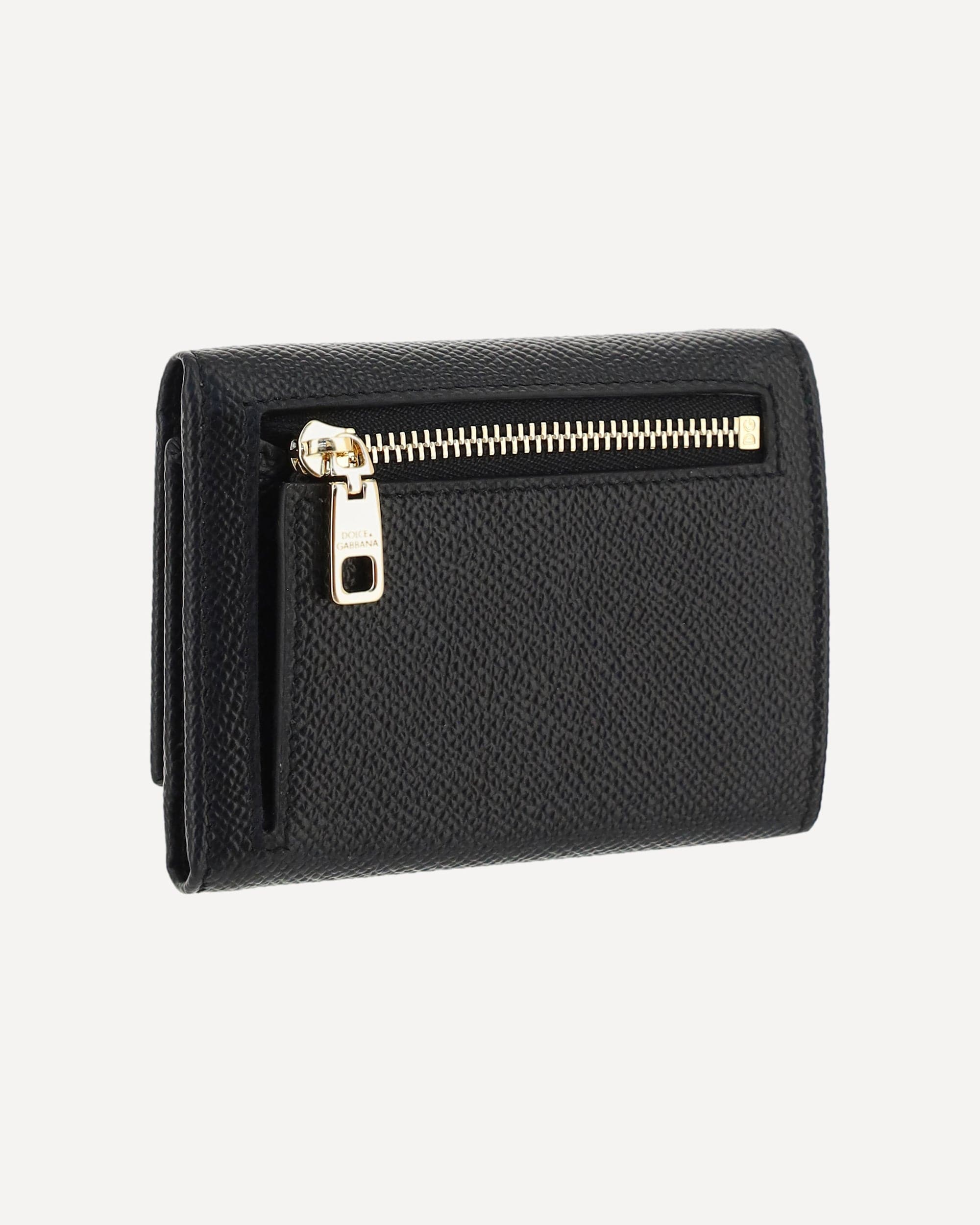Dolce & Gabbana Calfskin Wallet With Engraved Patch