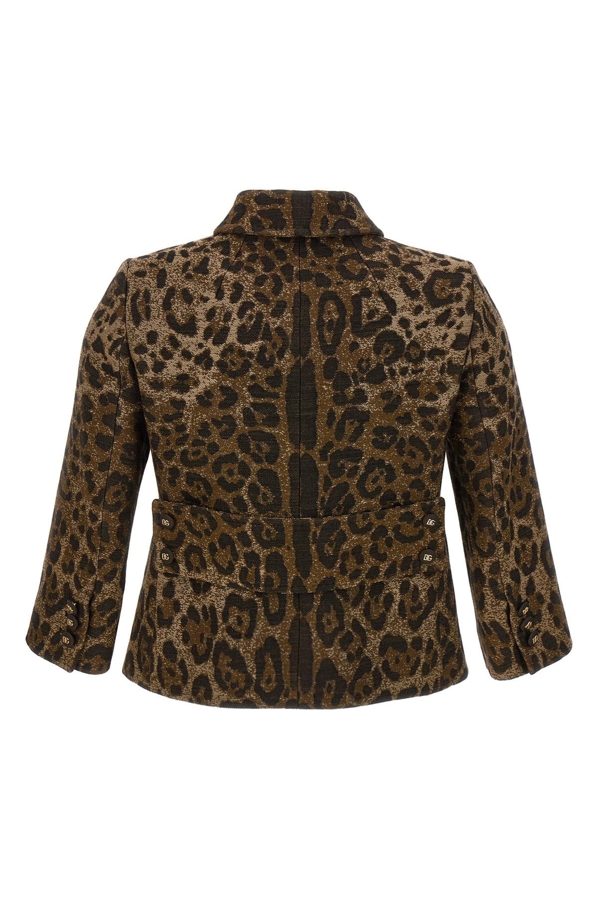 Dolce & Gabbana Dolce & Gabbana Camel Collection Cropped Blazer