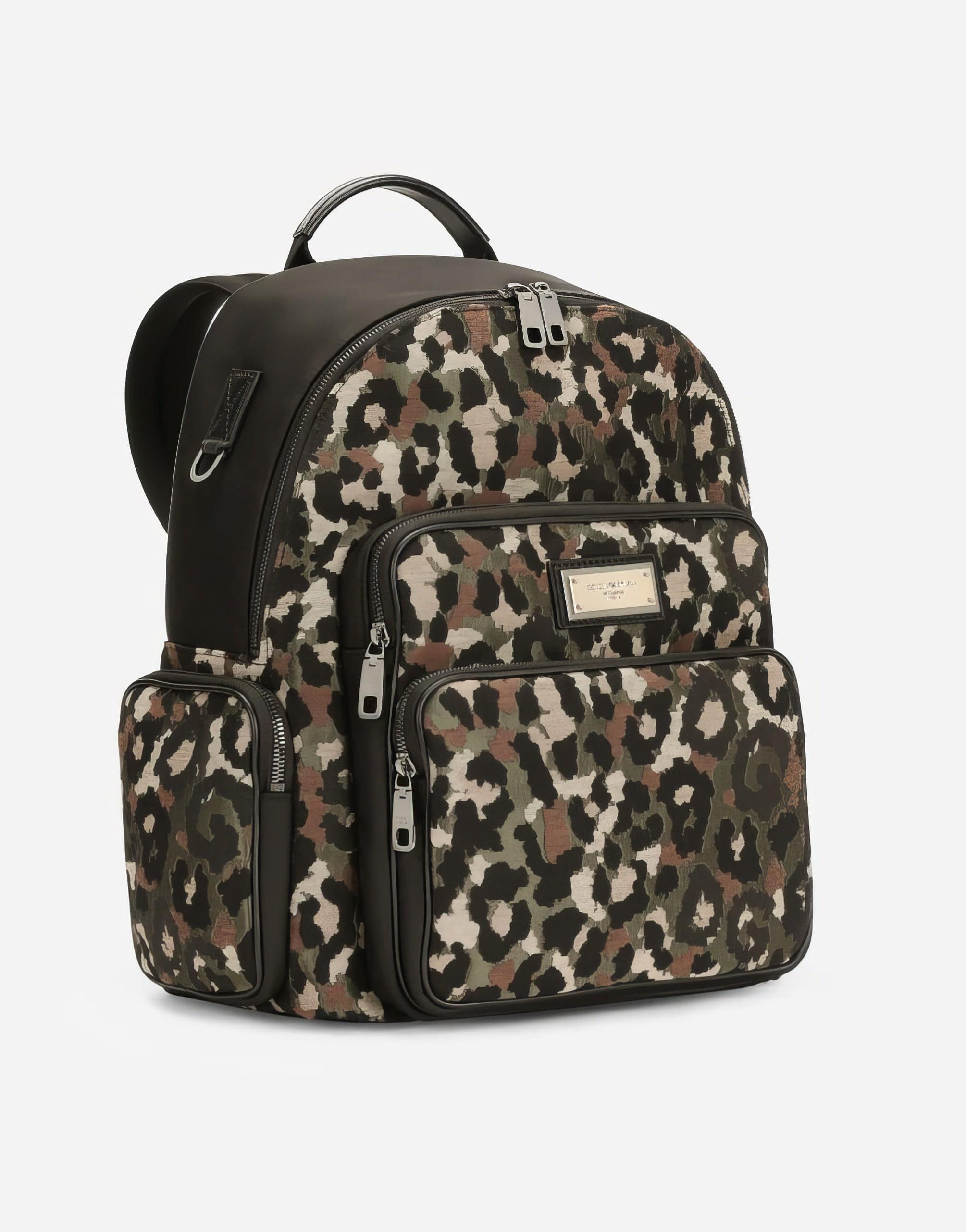 Dolce & Gabbana Camouflage Jacquard Backpack