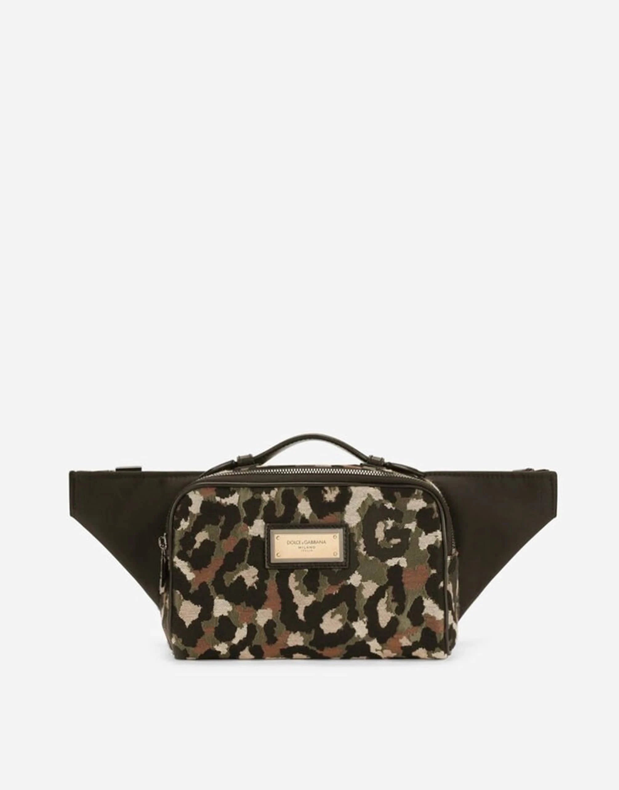 Dolce & Gabbana Camouflage Jacquard Belt Bag