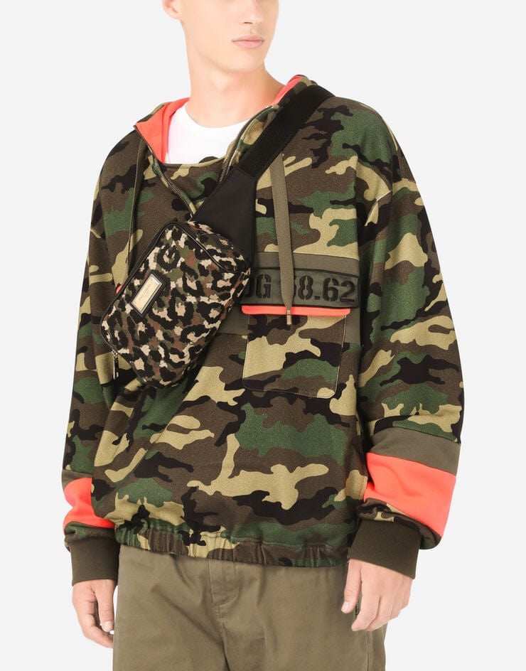 Dolce & Gabbana Camouflage Jacquard Belt Bag