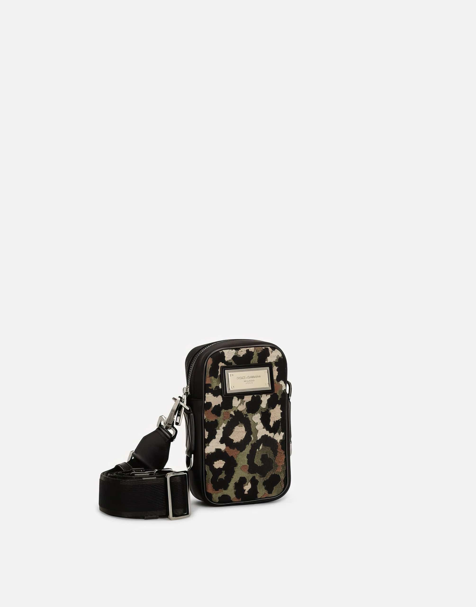 Dolce & Gabbana Camouflage Jacquard Crossbody Bag
