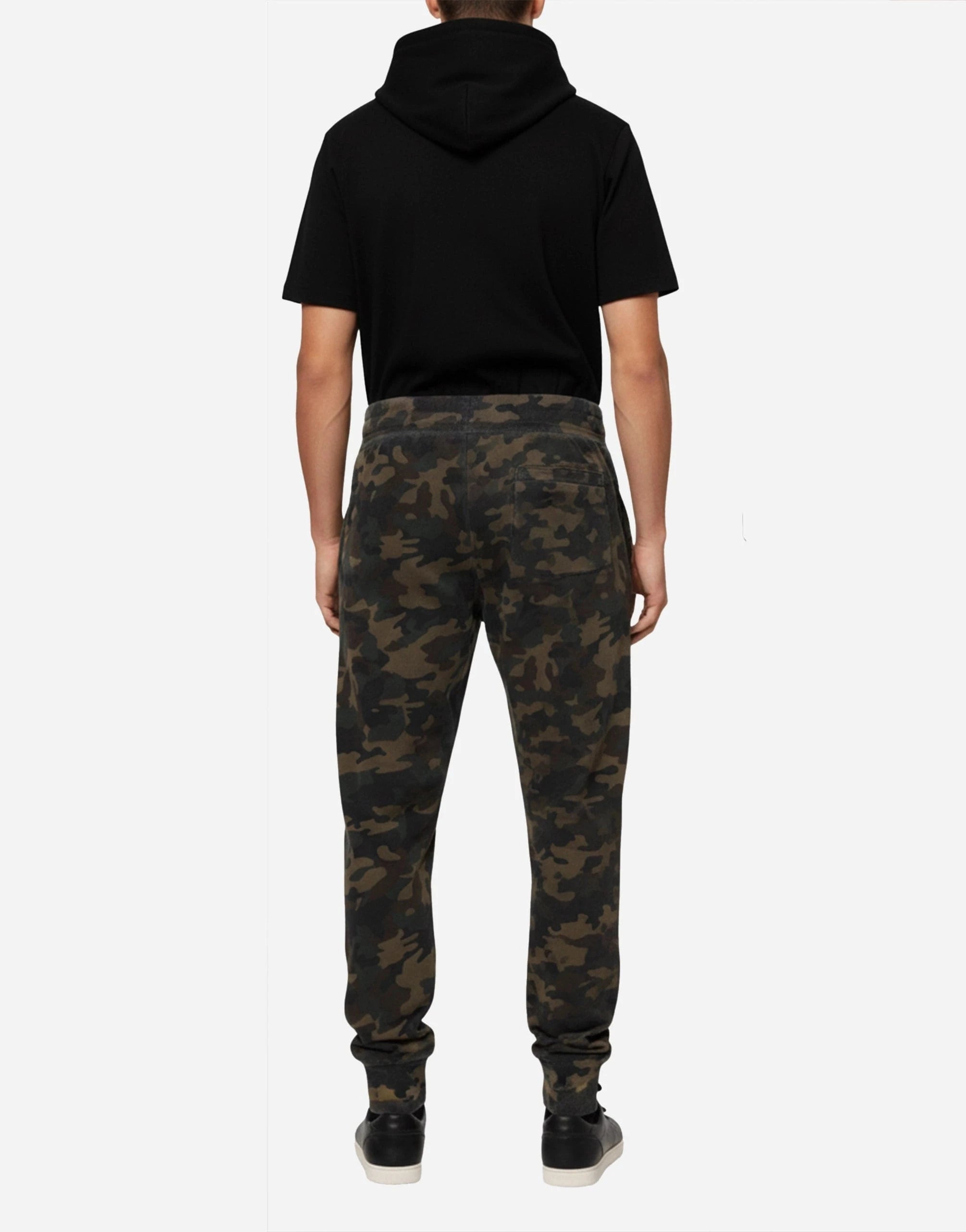 Dolce & Gabbana Camouflage Logo Cotton Sweatpants