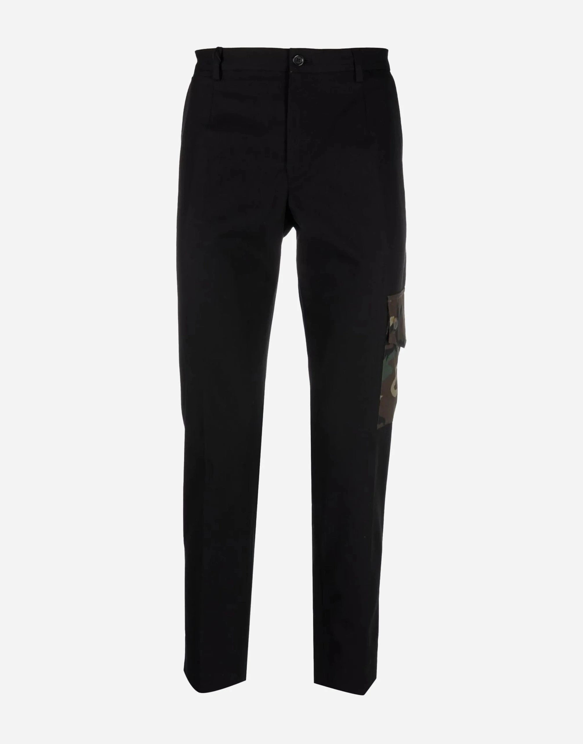 Dolce & Gabbana Camouflage-Panel Tapered Pants