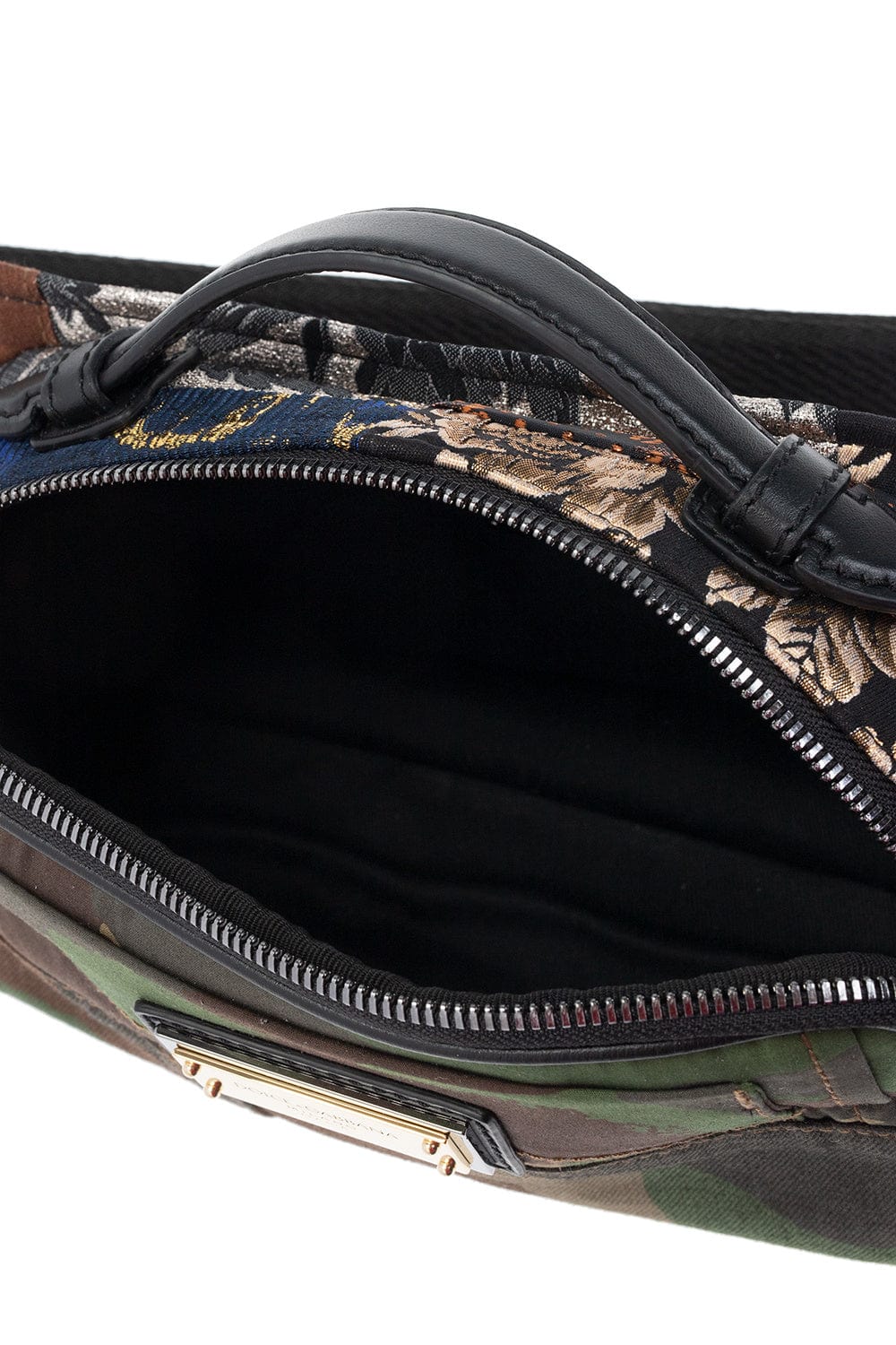 Dolce & Gabbana Camouflage Patchwork Belt Bag