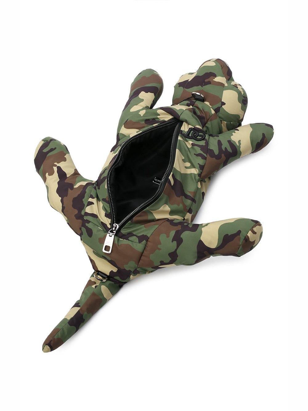 Dolce & Gabbana Camouflage-Print Animal Silhouette Bag