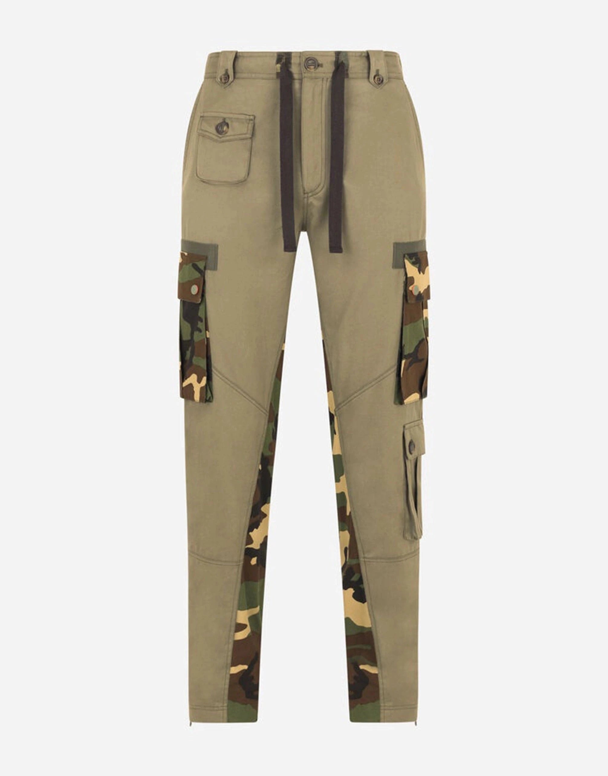 Dolce & Gabbana Camouflage-Print Cargo Pants