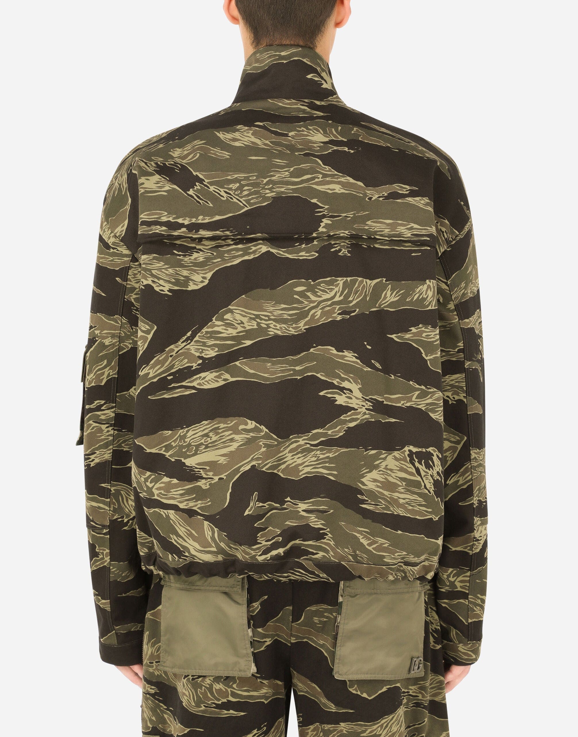 Dolce & Gabbana Camouflage-Print Cotton Jacket