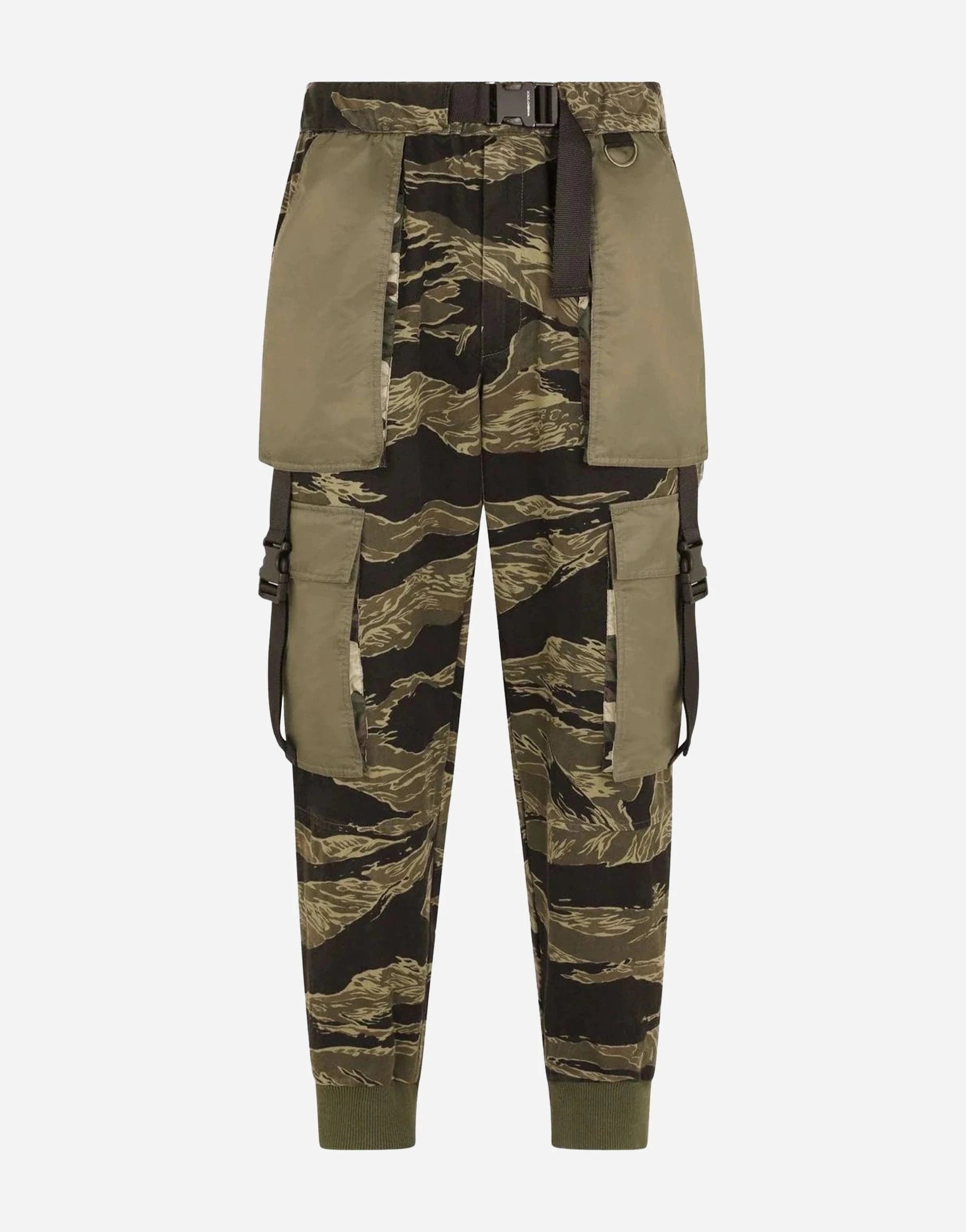 Dolce & Gabbana Camouflage-Print Cotton Track Pants