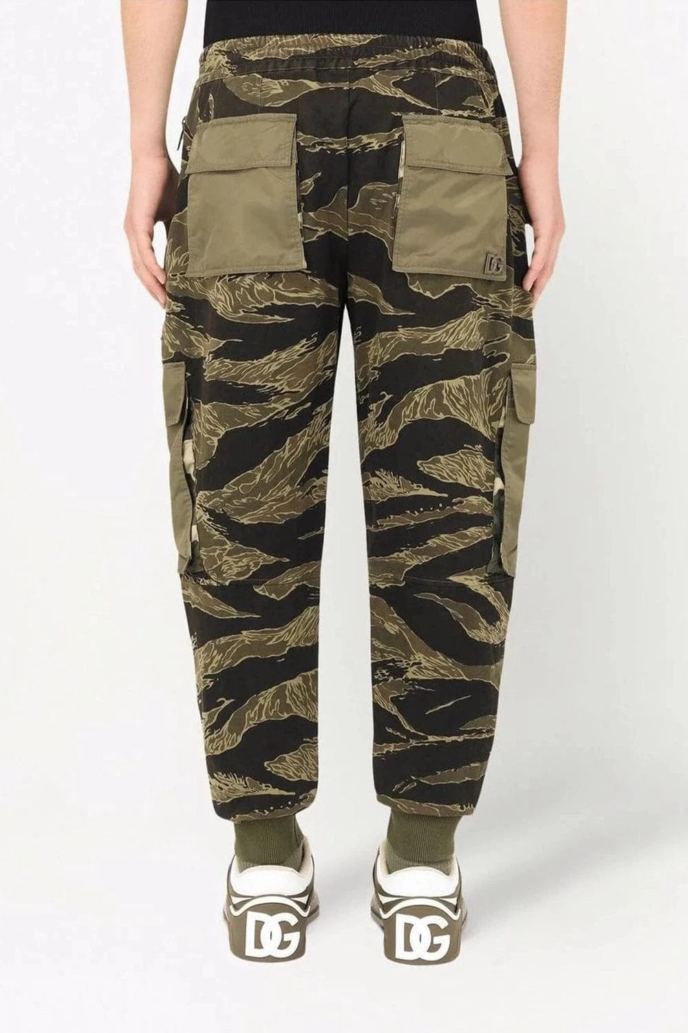 Dolce & Gabbana Camouflage-Print Cotton Track Pants