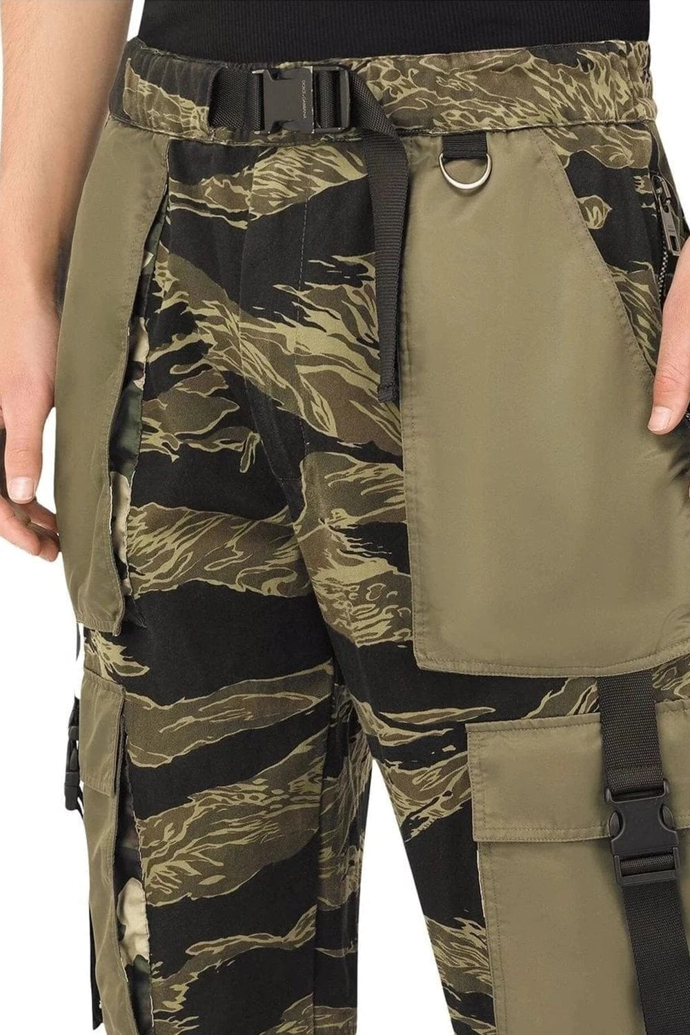 Dolce & Gabbana Camouflage-Print Cotton Track Pants
