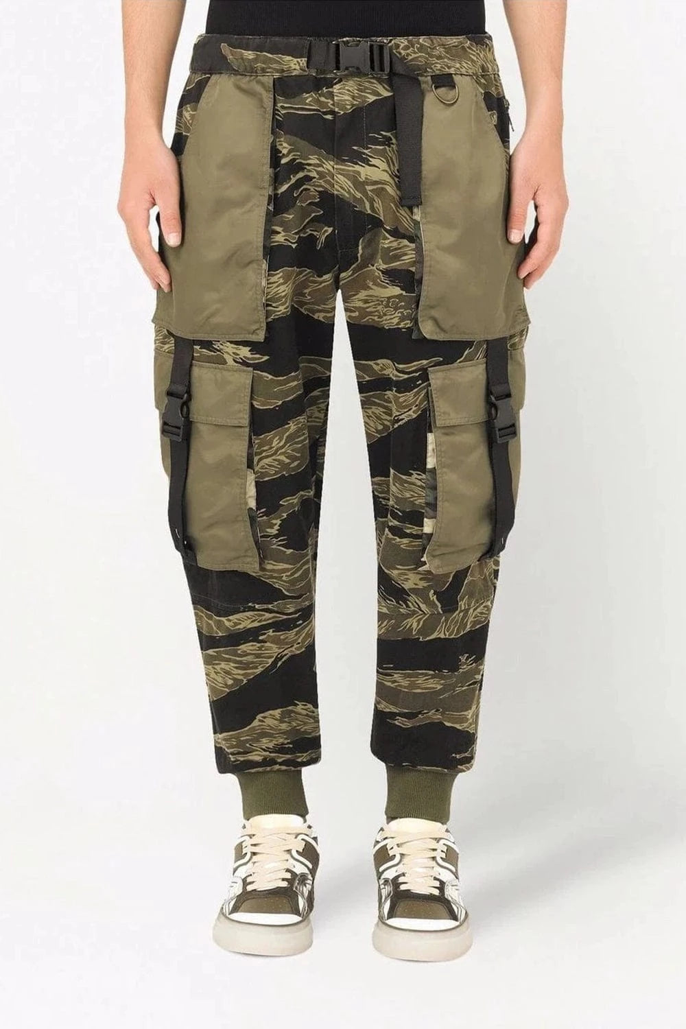 Dolce & Gabbana Camouflage-Print Cotton Track Pants