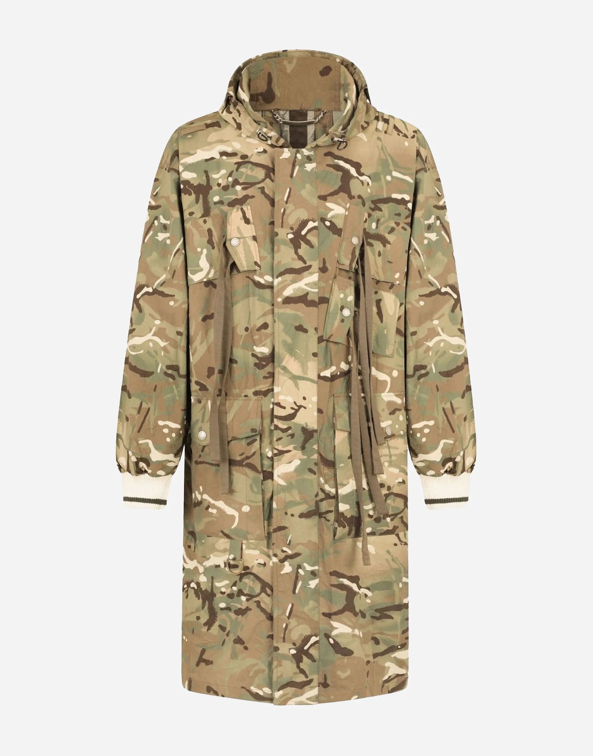 Dolce & Gabbana Dolce & Gabbana Camouflage Print Hooded Parka Jacket