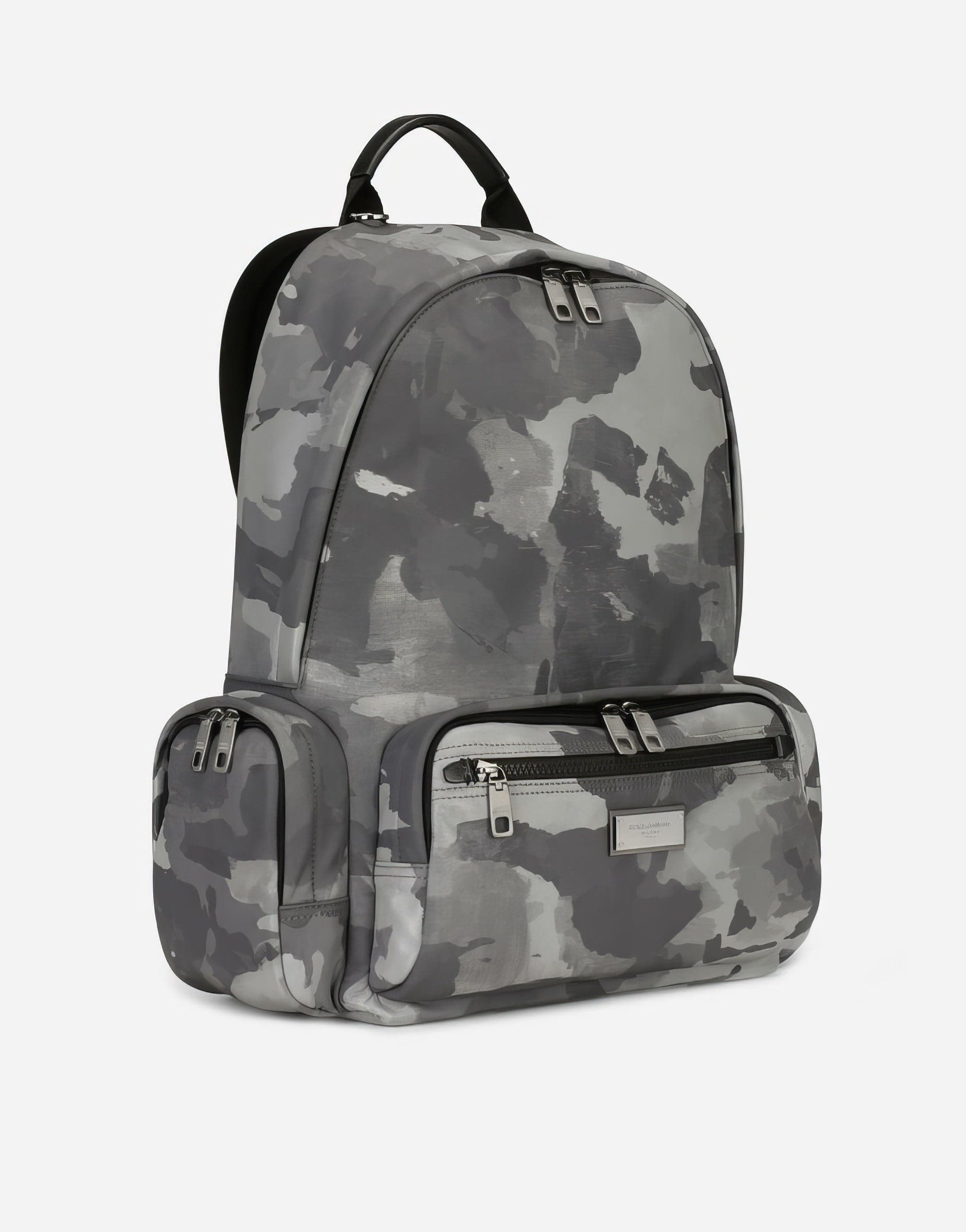 Dolce & Gabbana Camouflage-Print Logo Backpack