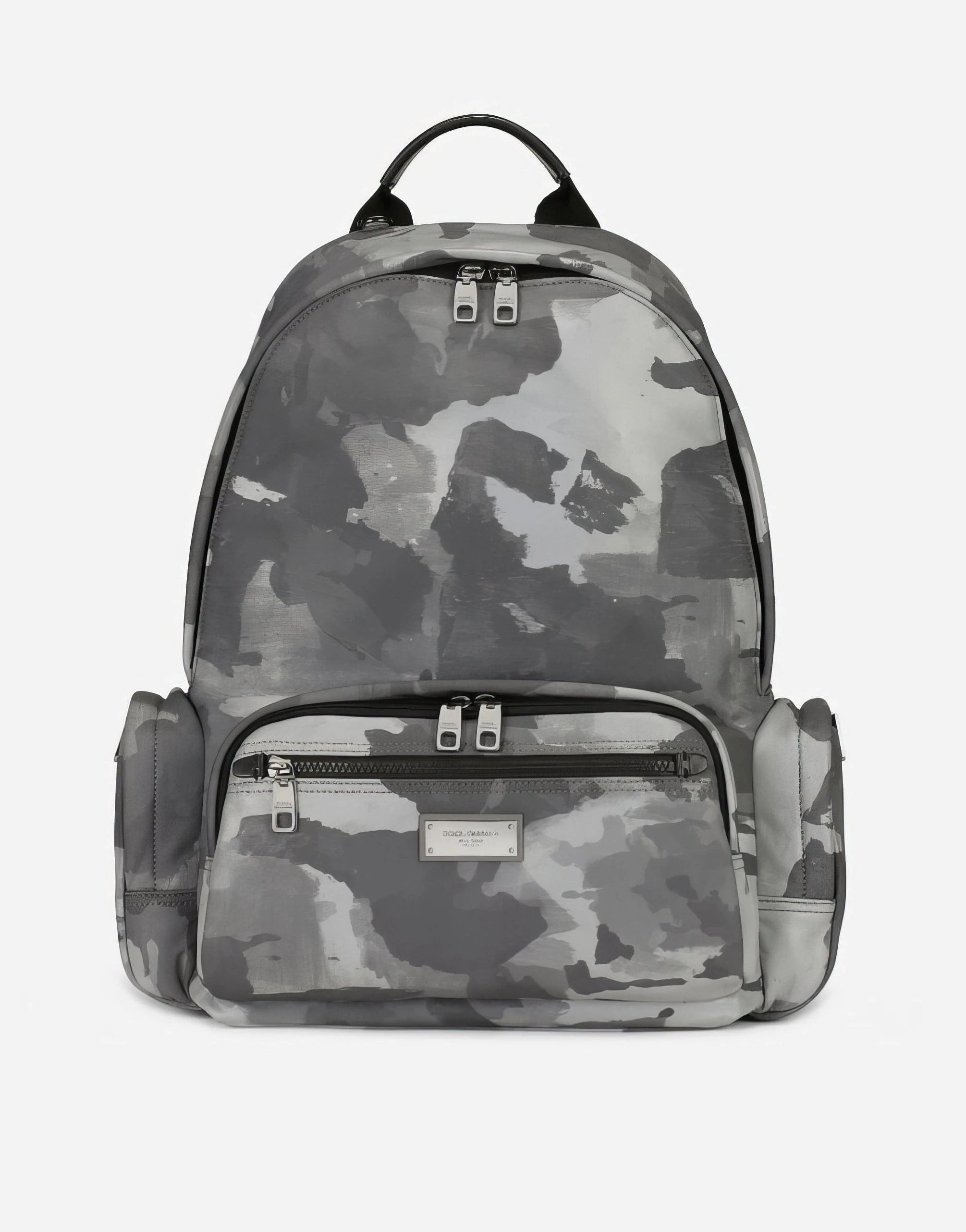 Dolce & Gabbana Camouflage-Print Logo Backpack