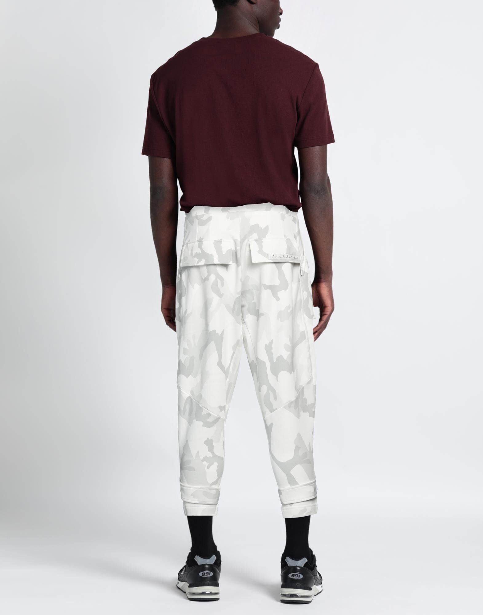 Dolce & Gabbana Camouflage-Print Logo Jogging Pants