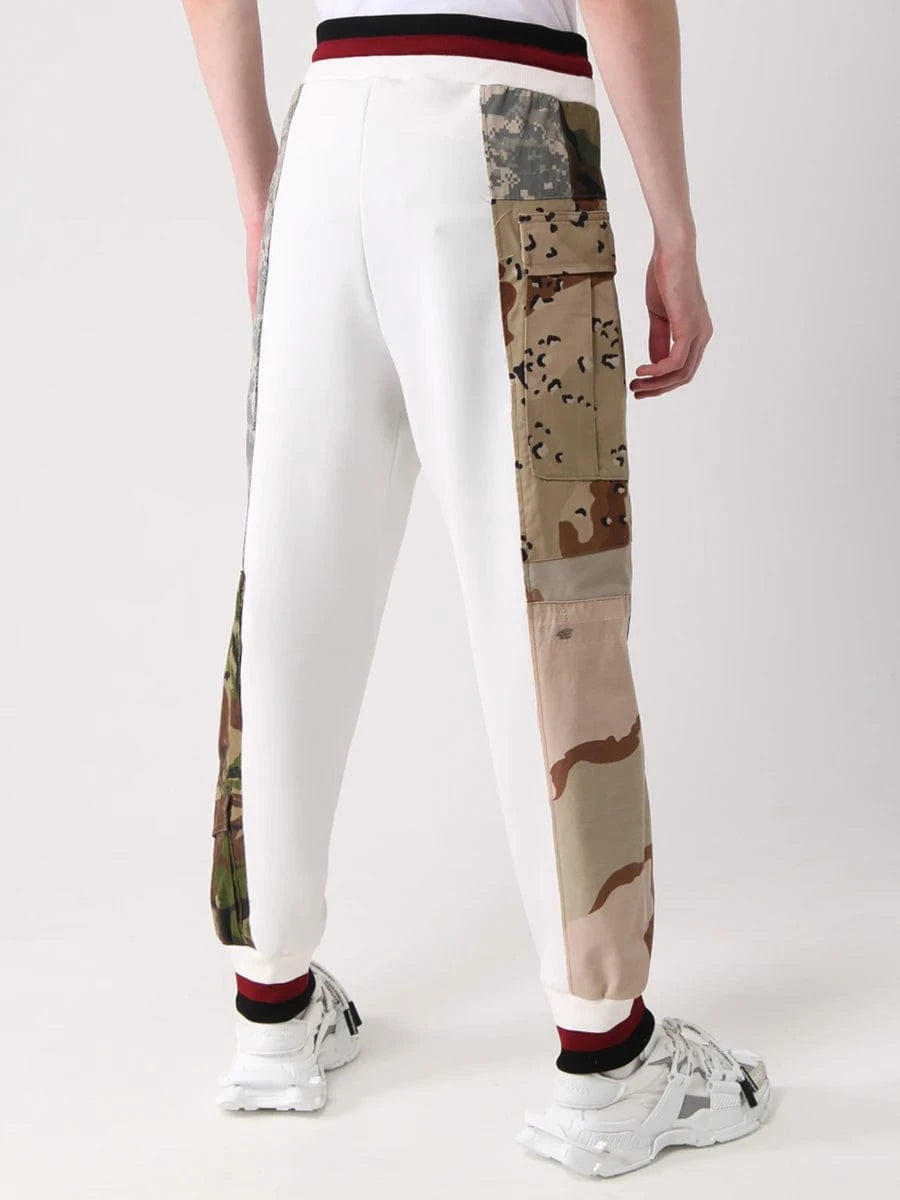 Dolce & Gabbana Camouflage-print Panelled Track Pants