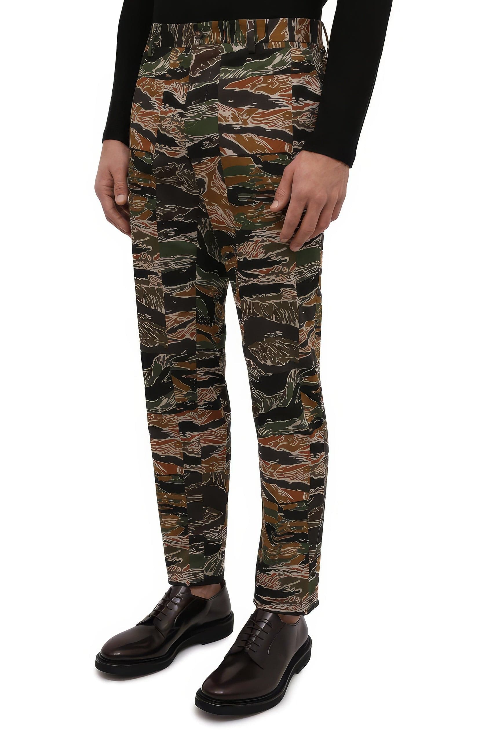 Dolce & Gabbana Camouflage-Print Taormina Two-Piece Suit