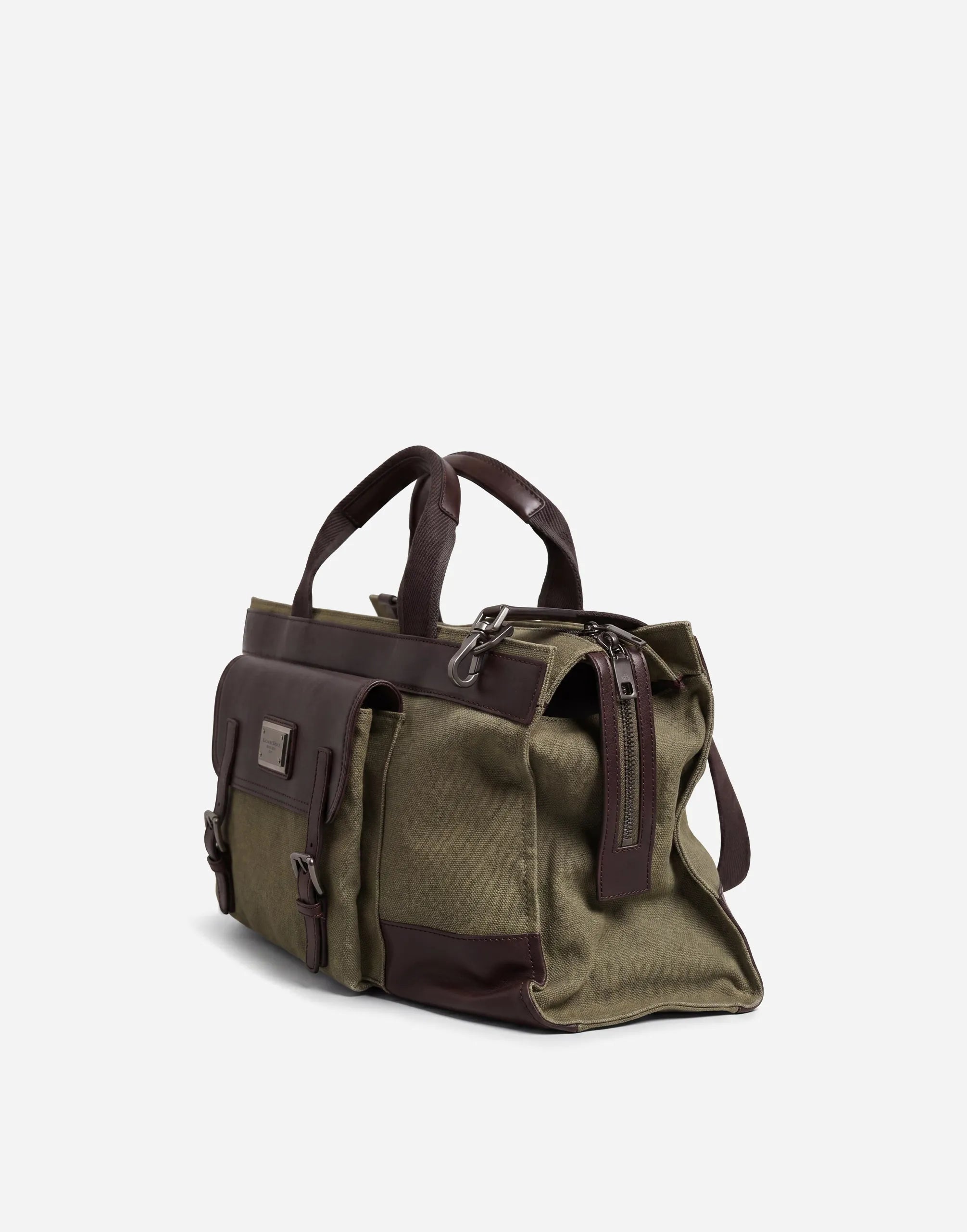 حقيبة سفر كبيرة من كانفاس وجلد Dolce & Gabbana - alternate view