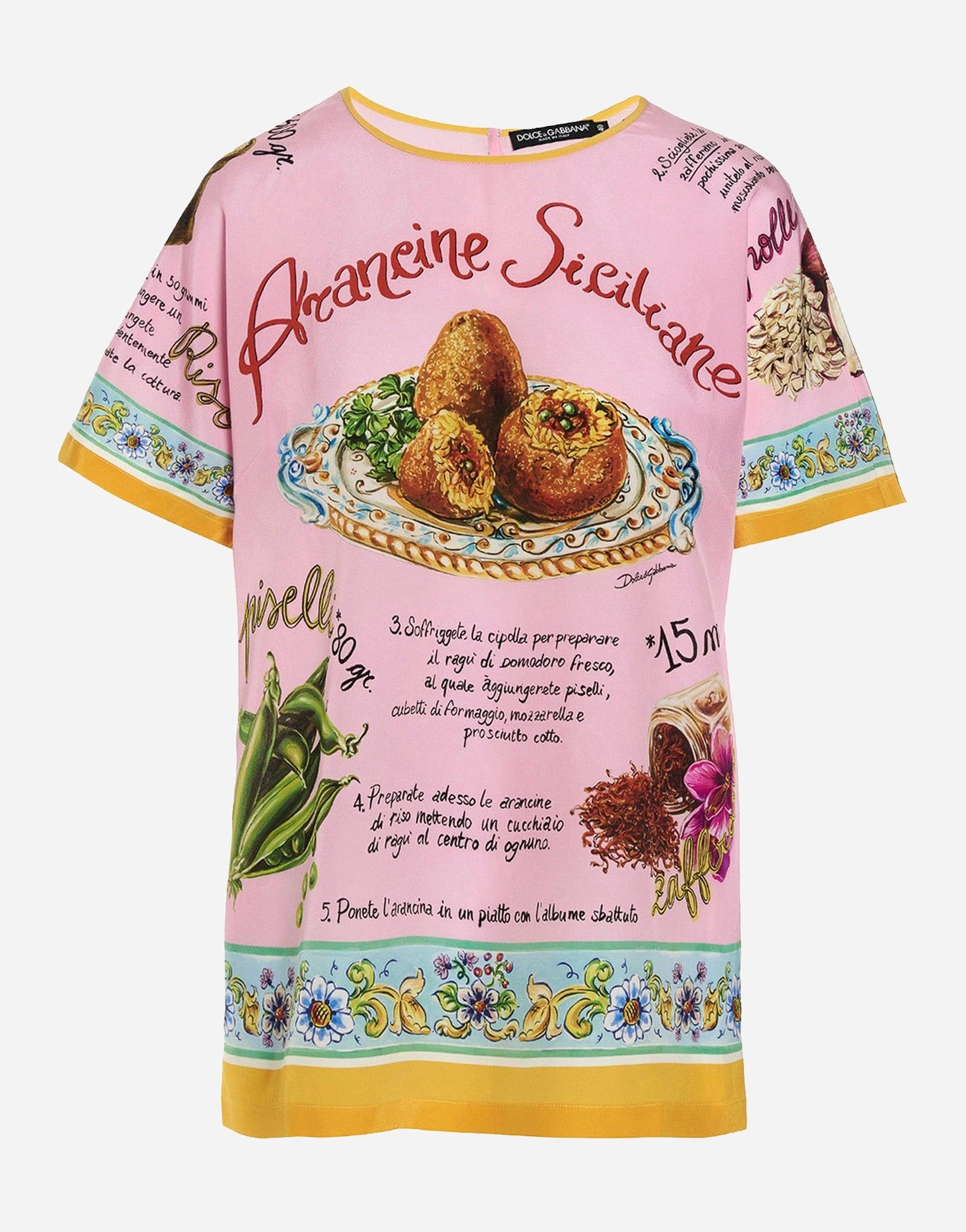 Dolce & Gabbana Capri Crewneck T-Shirt