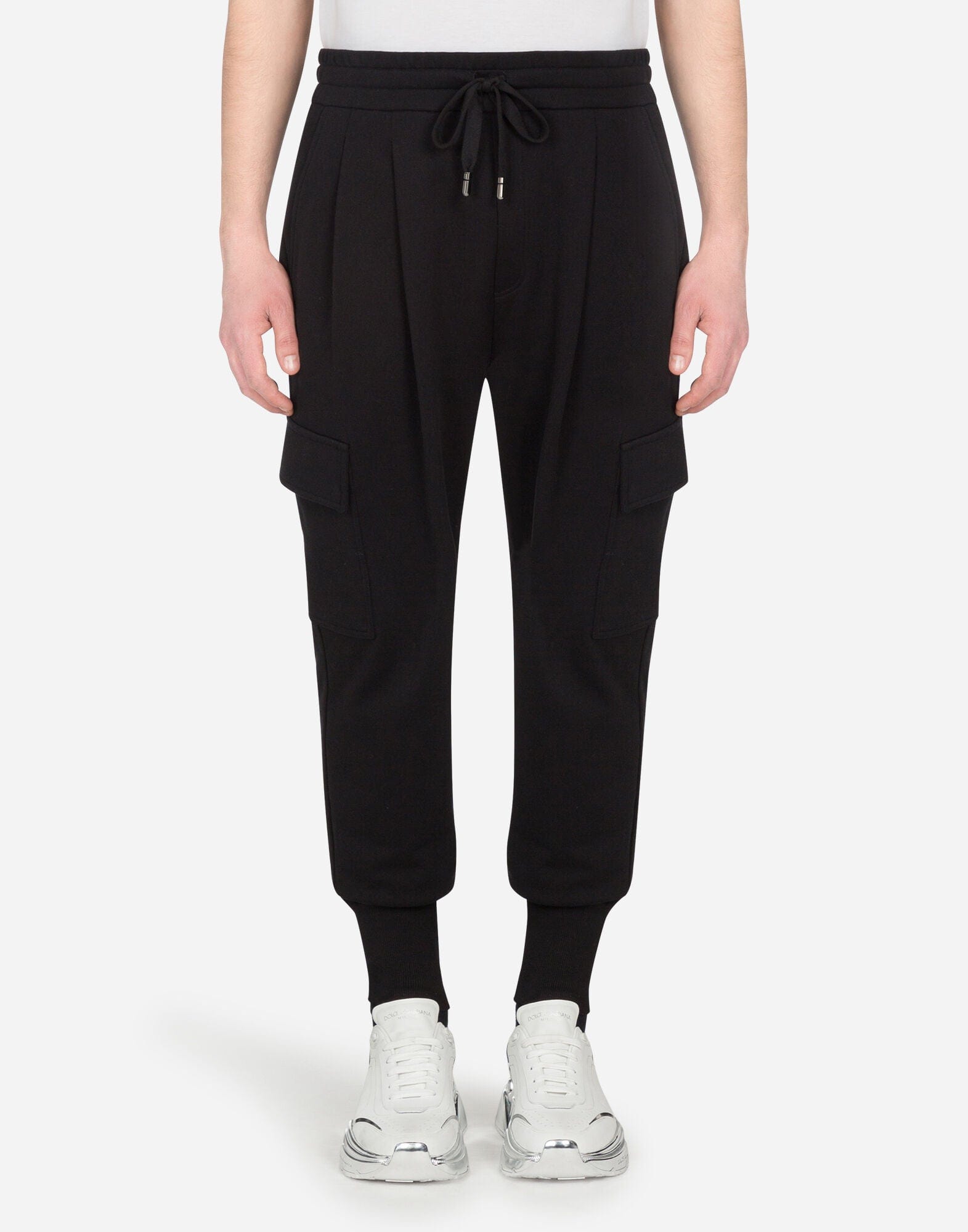 Dolce & Gabbana Cargo Patch Logo Track Pants