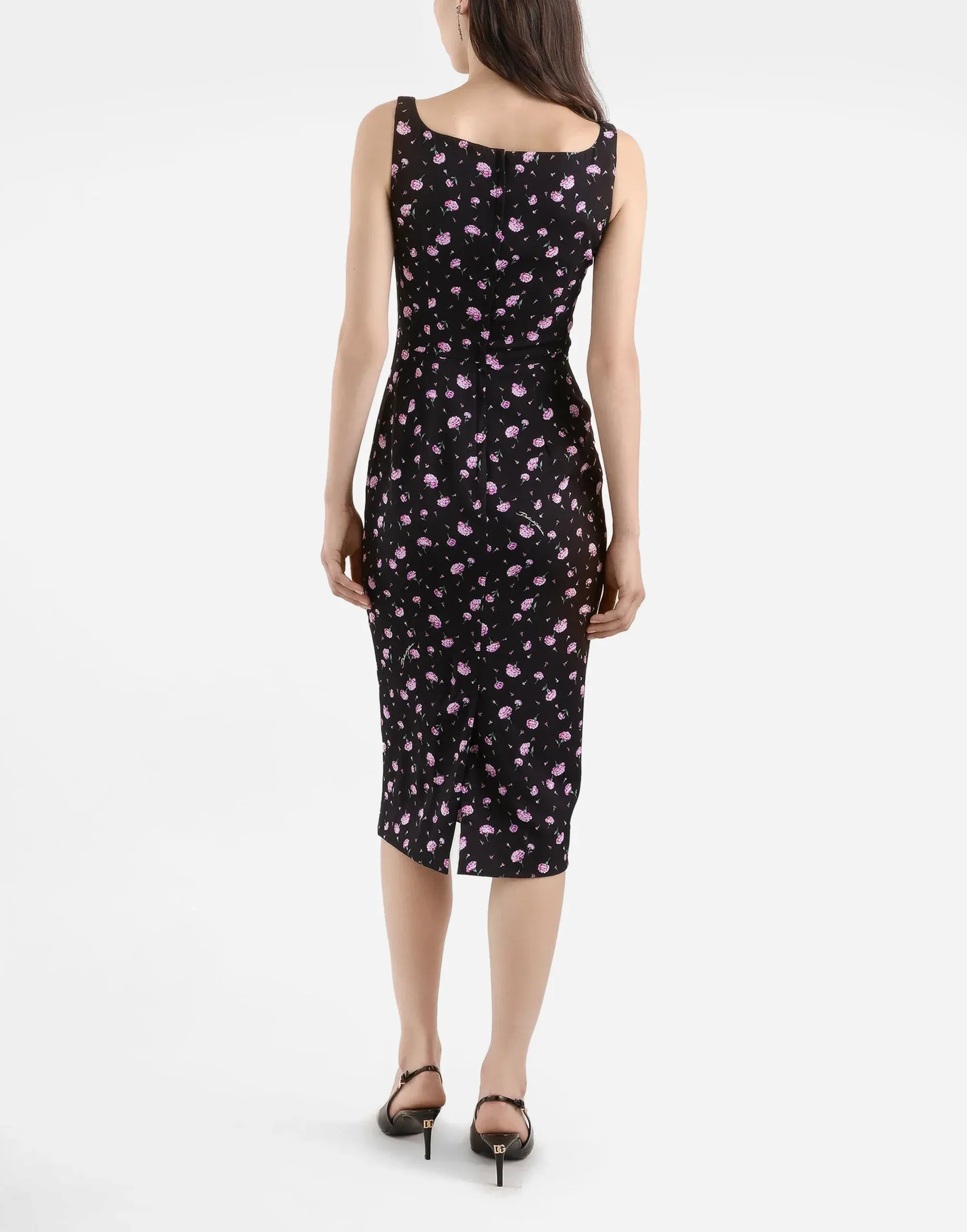 Dolce & Gabbana Carnations-Print Dress