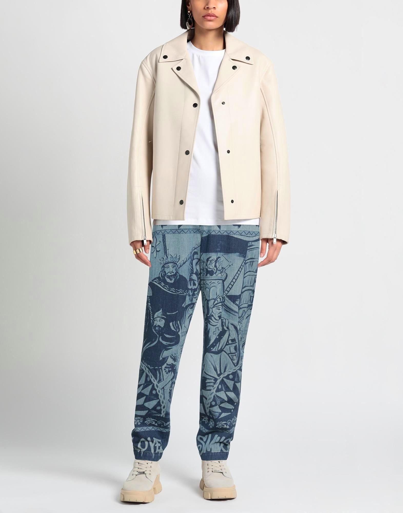 Dolce & Gabbana Carretto Patchwork Print Loose Jeans