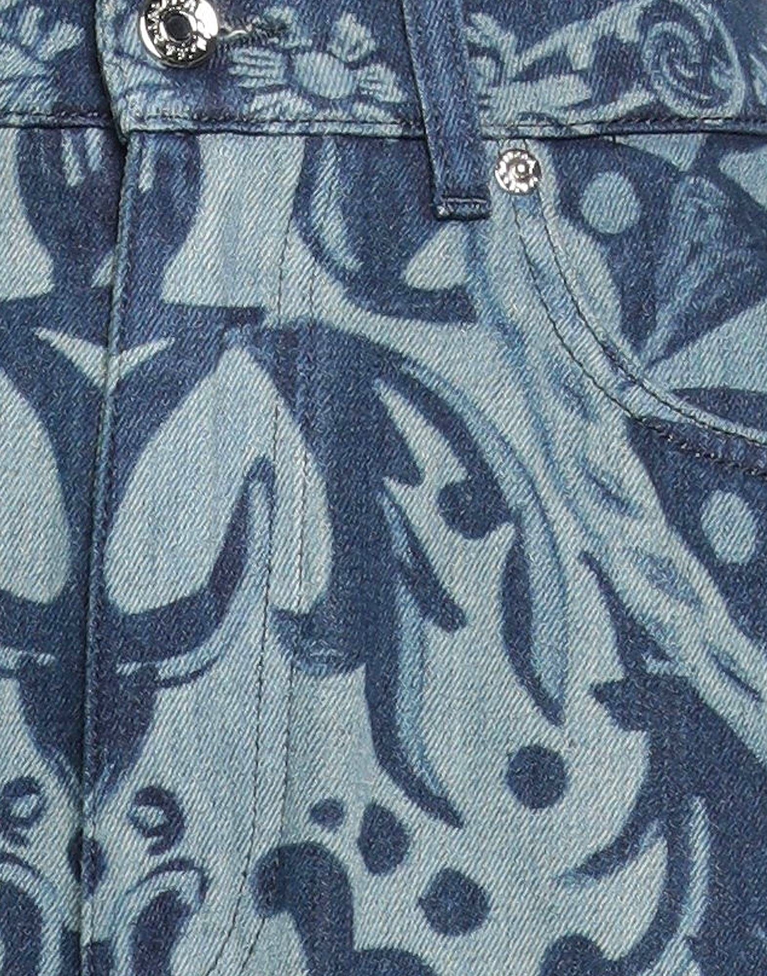 Dolce & Gabbana Carretto Patchwork Print Loose Jeans