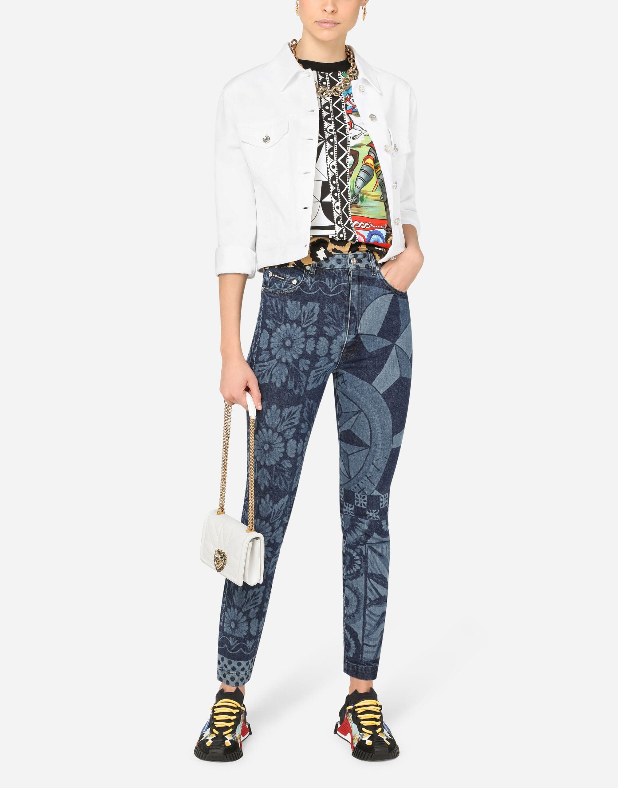 Carretto-imprime Grace Grace Jeans - alternate view