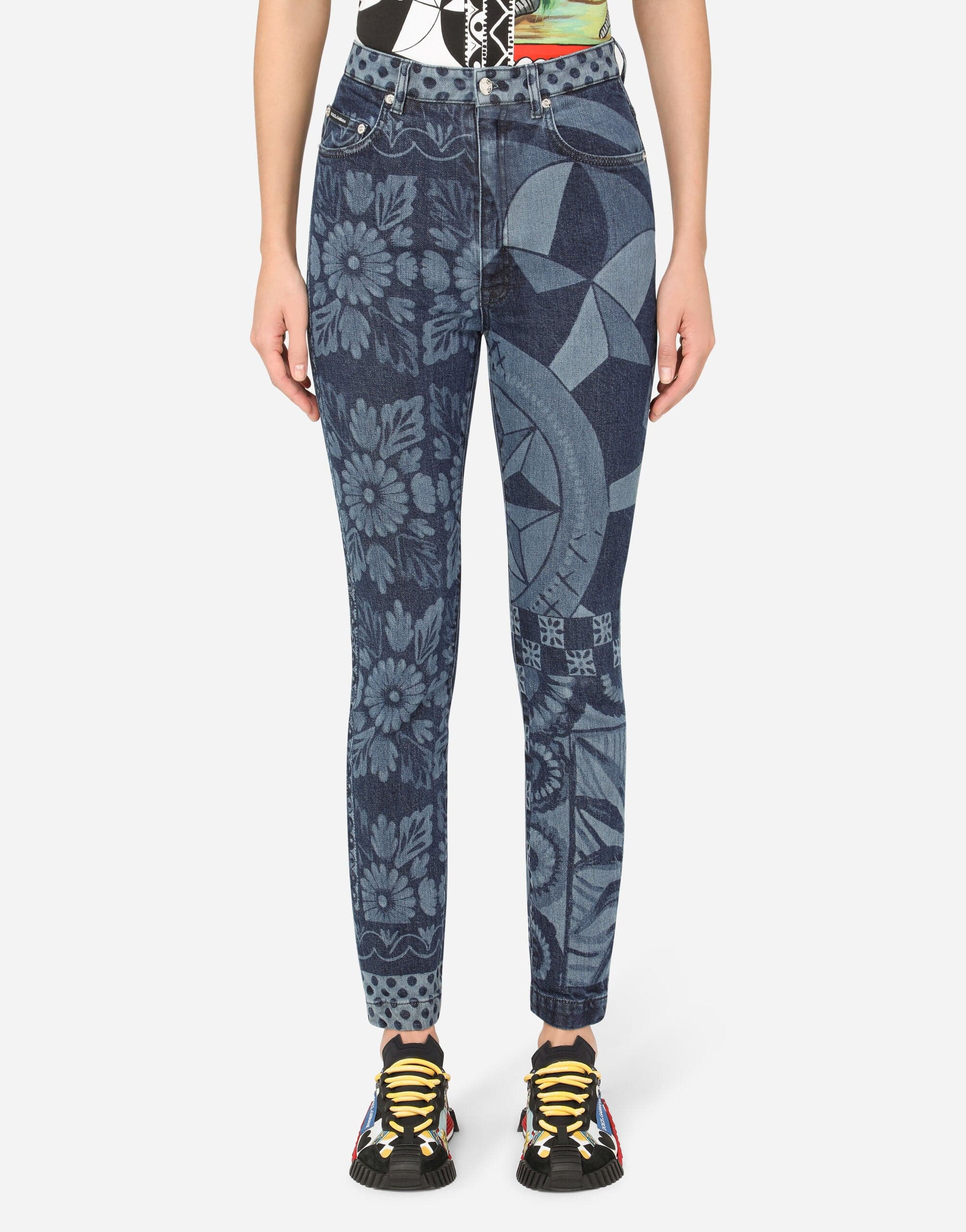 Dolce & Gabbana Grace Grace-jeans met Carretto-print