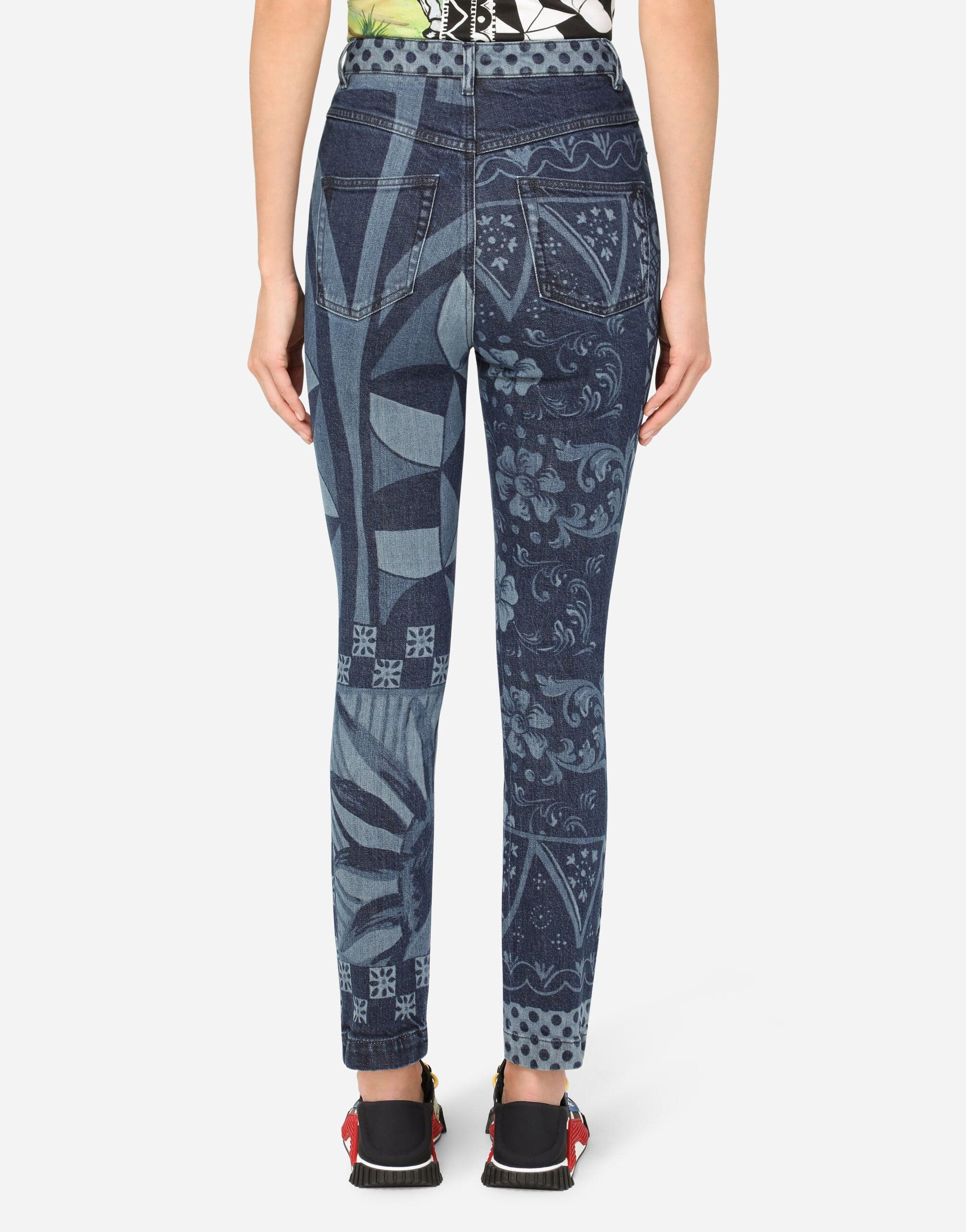 Dolce & Gabbana Grace Grace-jeans met Carretto-print