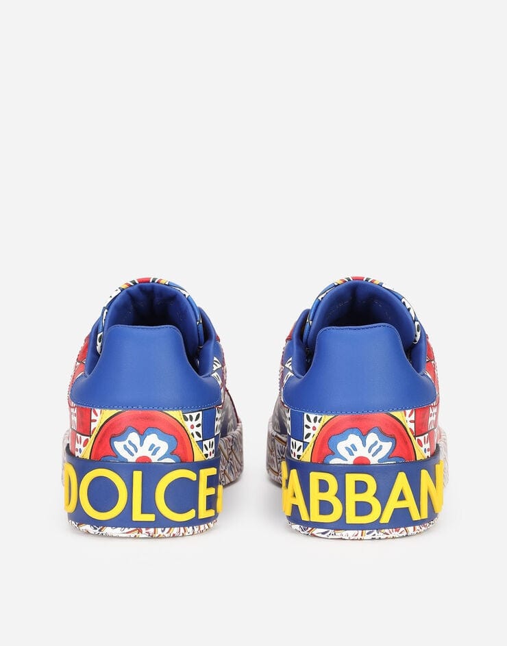 Dolce & Gabbana Carretto print Portofino Sneakers