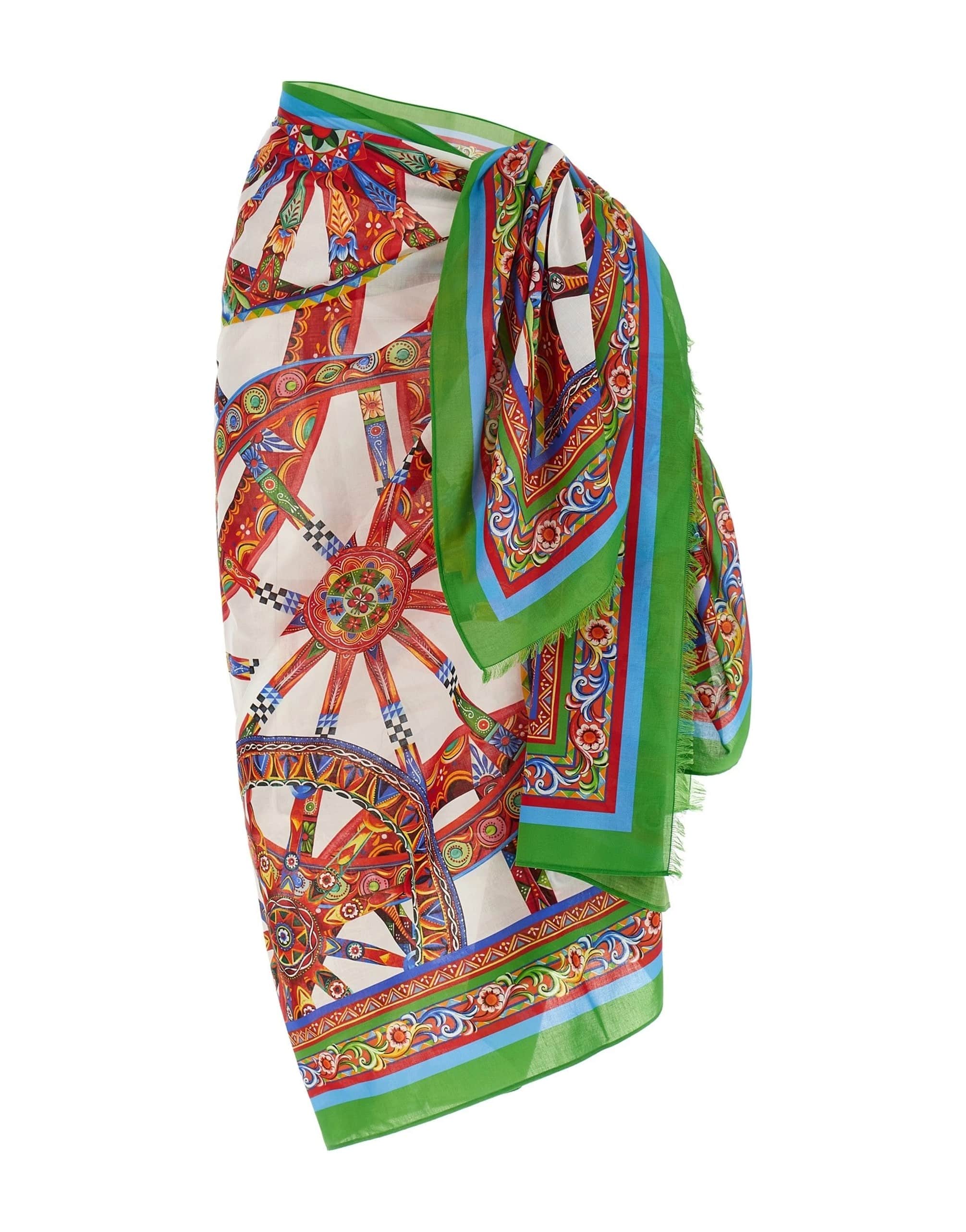 Dolce & Gabbana Dolce & Gabbana Carretto Print Sarong Skirt