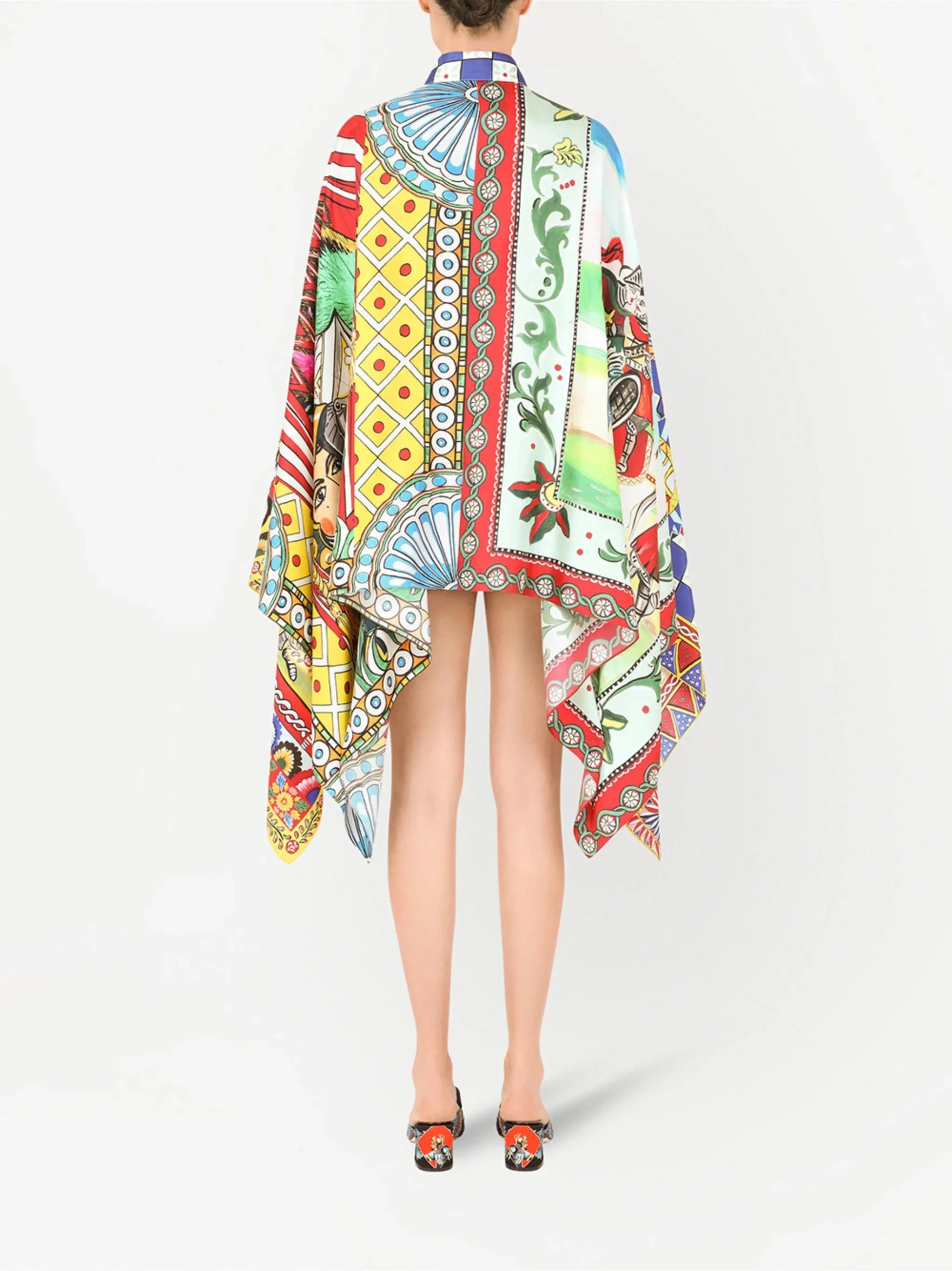 Dolce & Gabbana Carretto-Print Twill Shirt