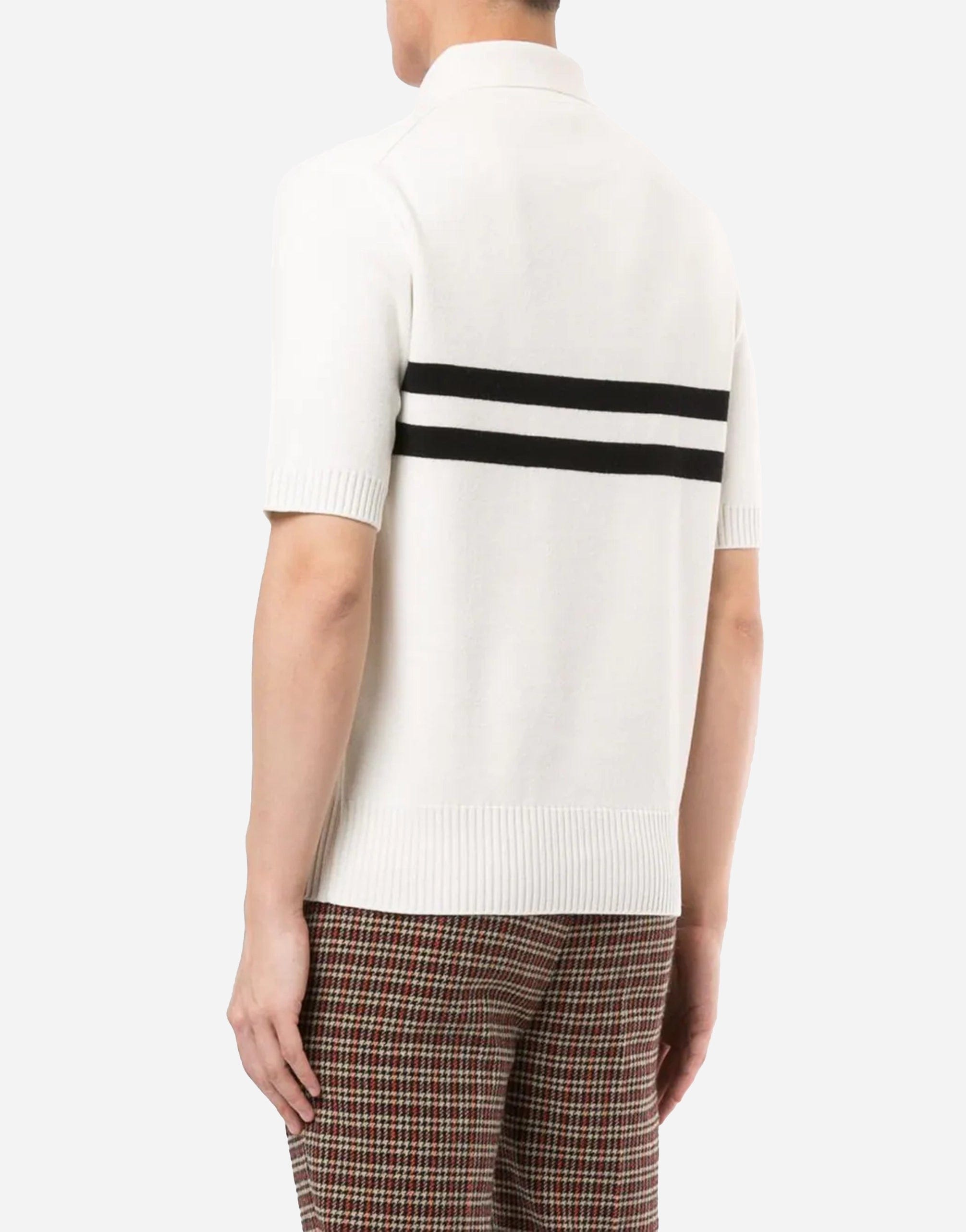Dolce & Gabbana Cashmere Polo-shirt With Patch
